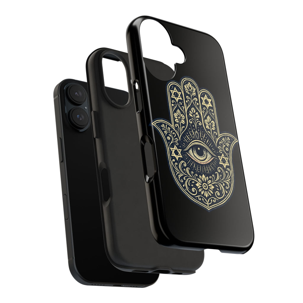 Hamsa Eye Tough Phone Case — Protective Spiritual Phone Cover