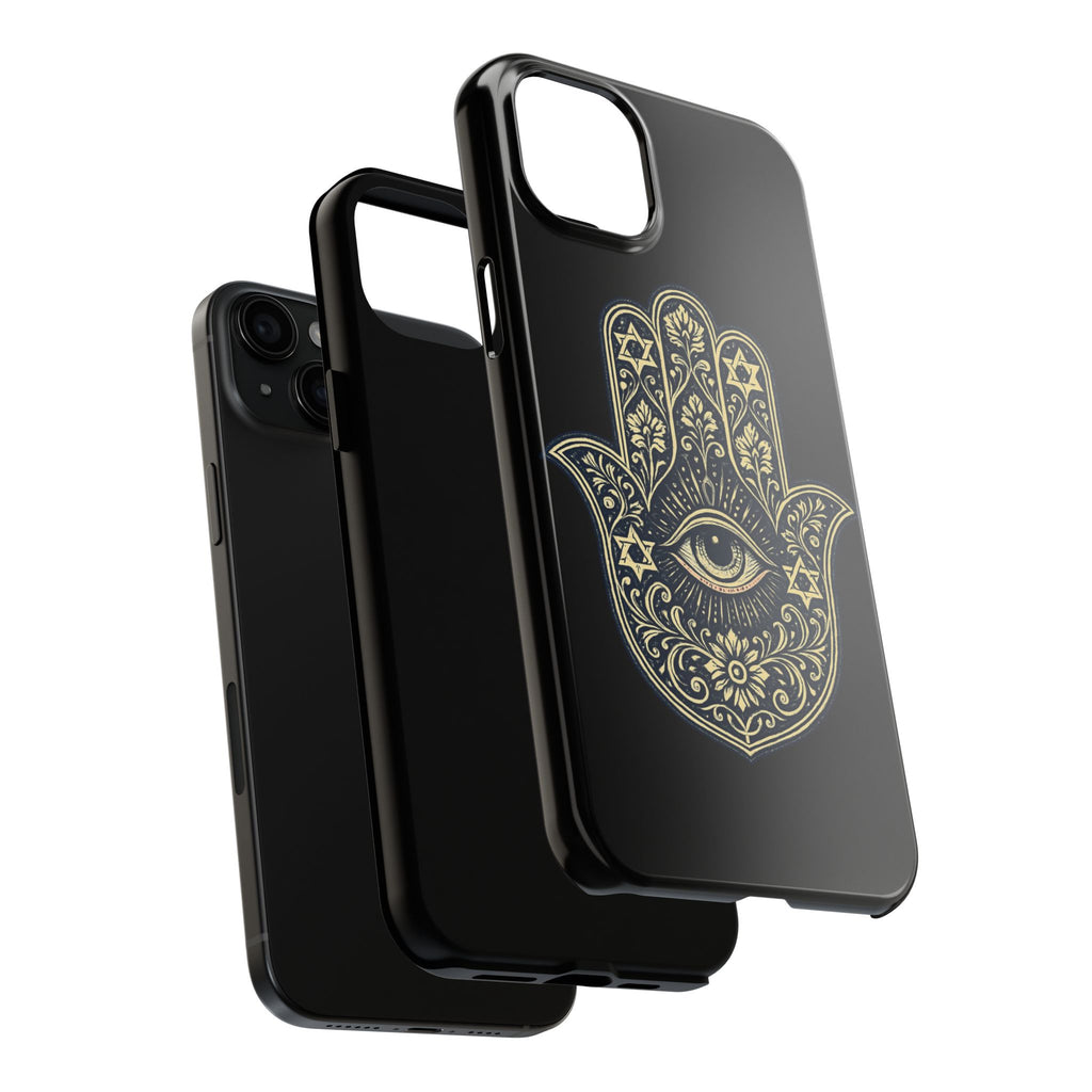Hamsa Eye Tough Phone Case — Protective Spiritual Phone Cover