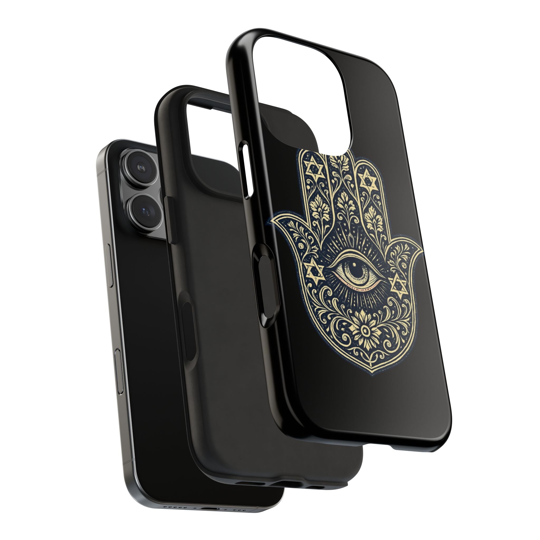Hamsa Eye Tough Phone Case — Protective Spiritual Phone Cover