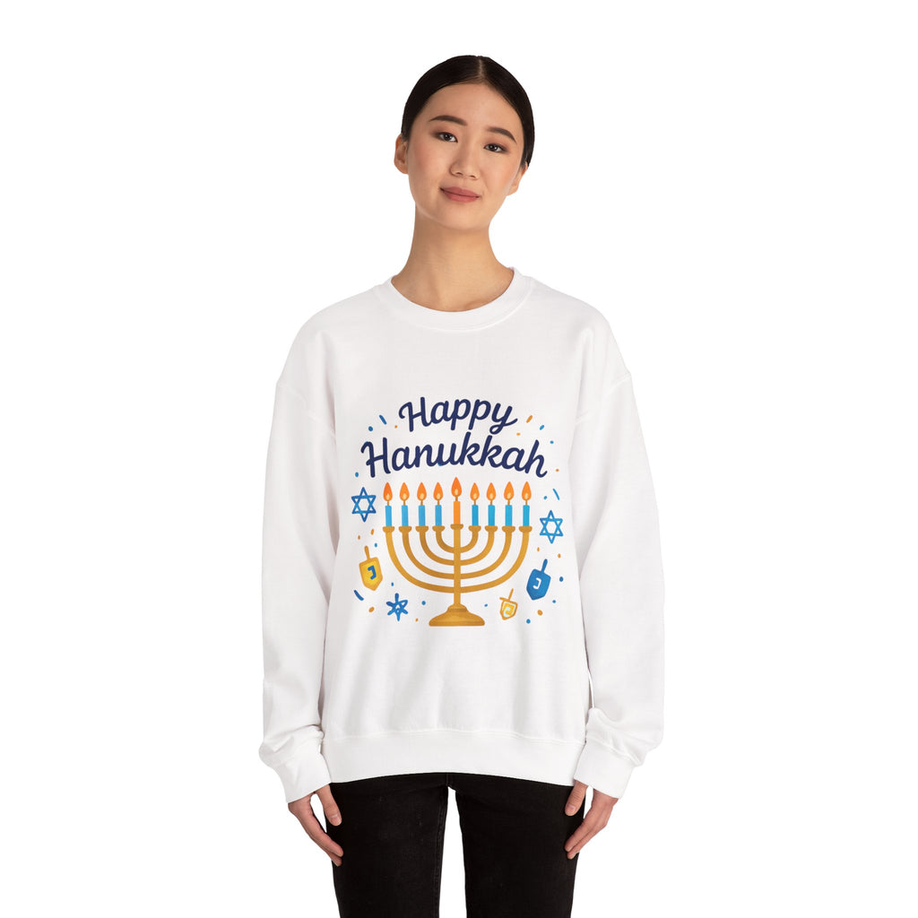 Happy Hanukkah Menorah Sweatshirt