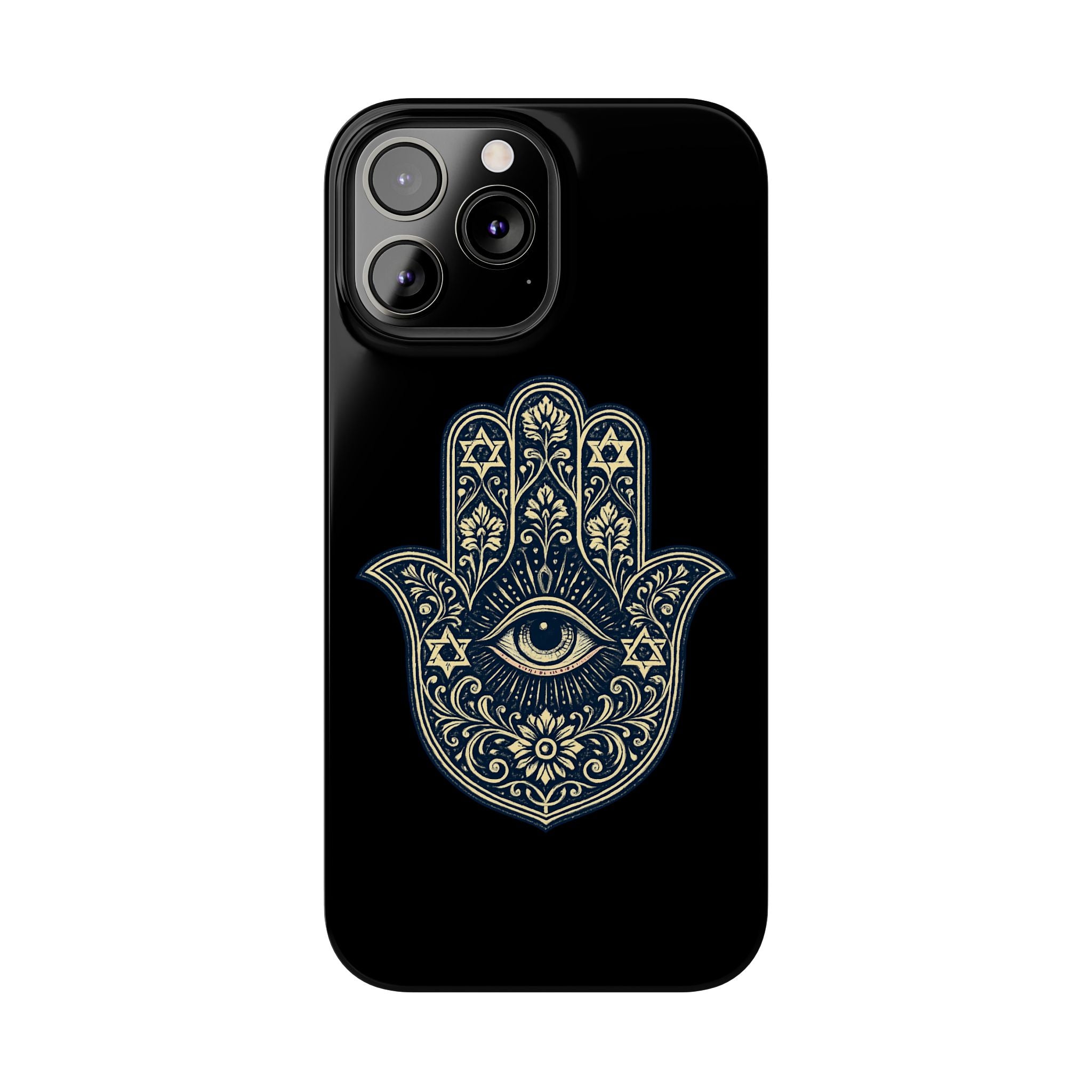 Hamsa Eye Slim Phone Case — Protective Spiritual Hand Design