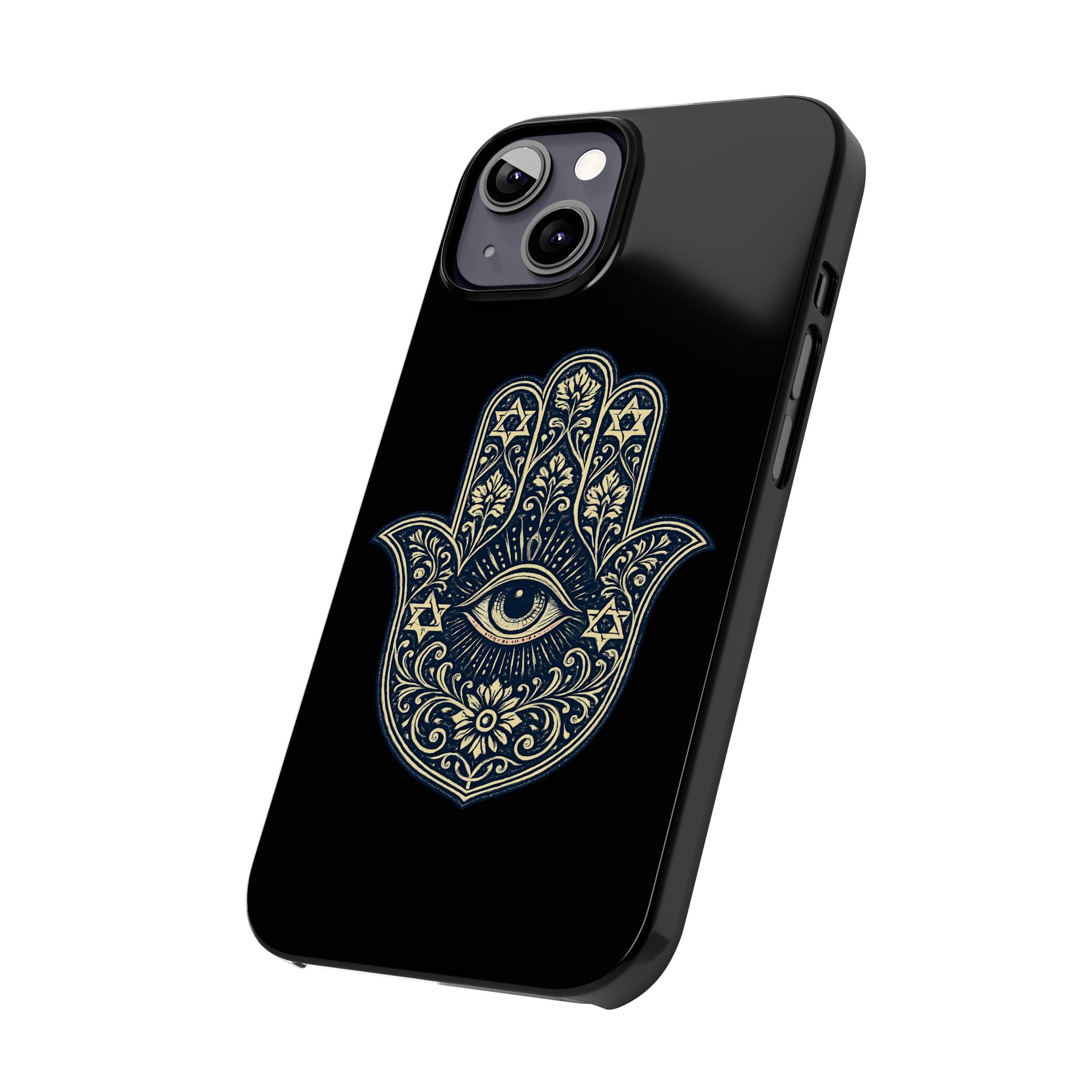 Hamsa Eye Slim Phone Case — Protective Spiritual Hand Design