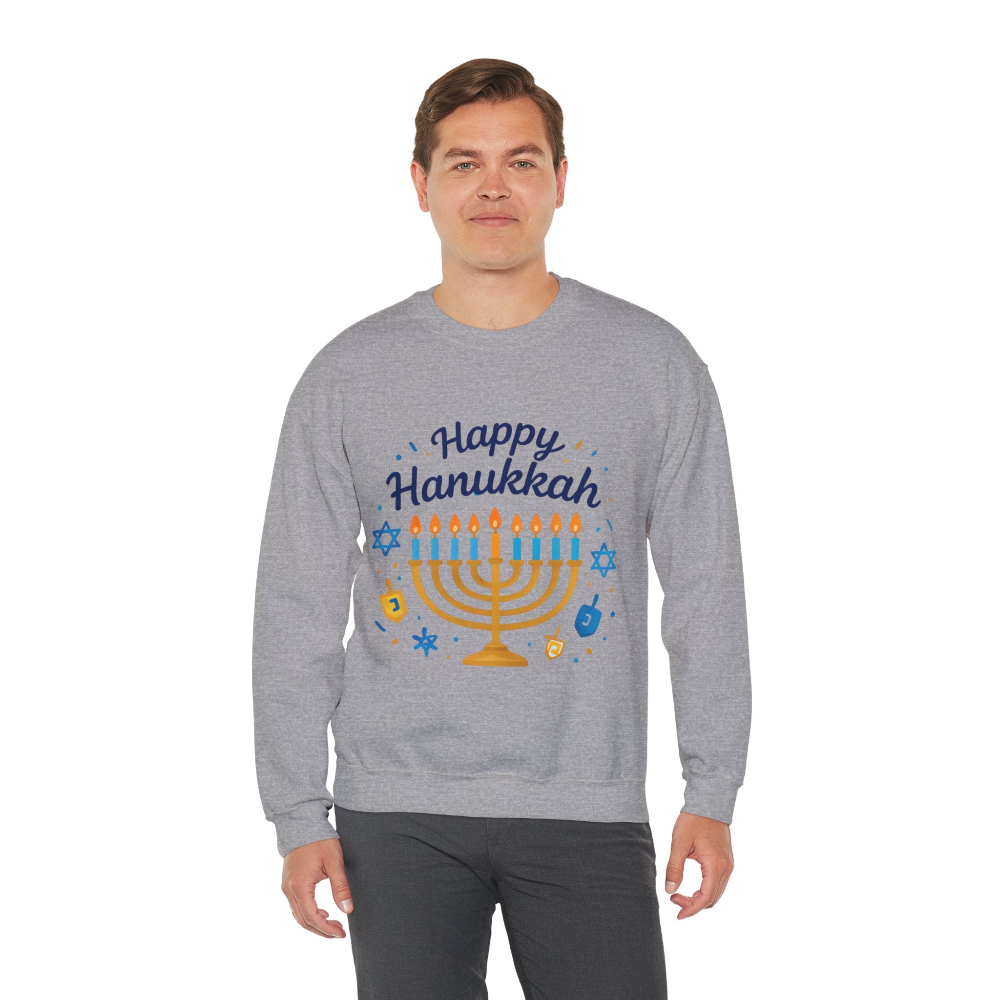 Happy Hanukkah Menorah Sweatshirt