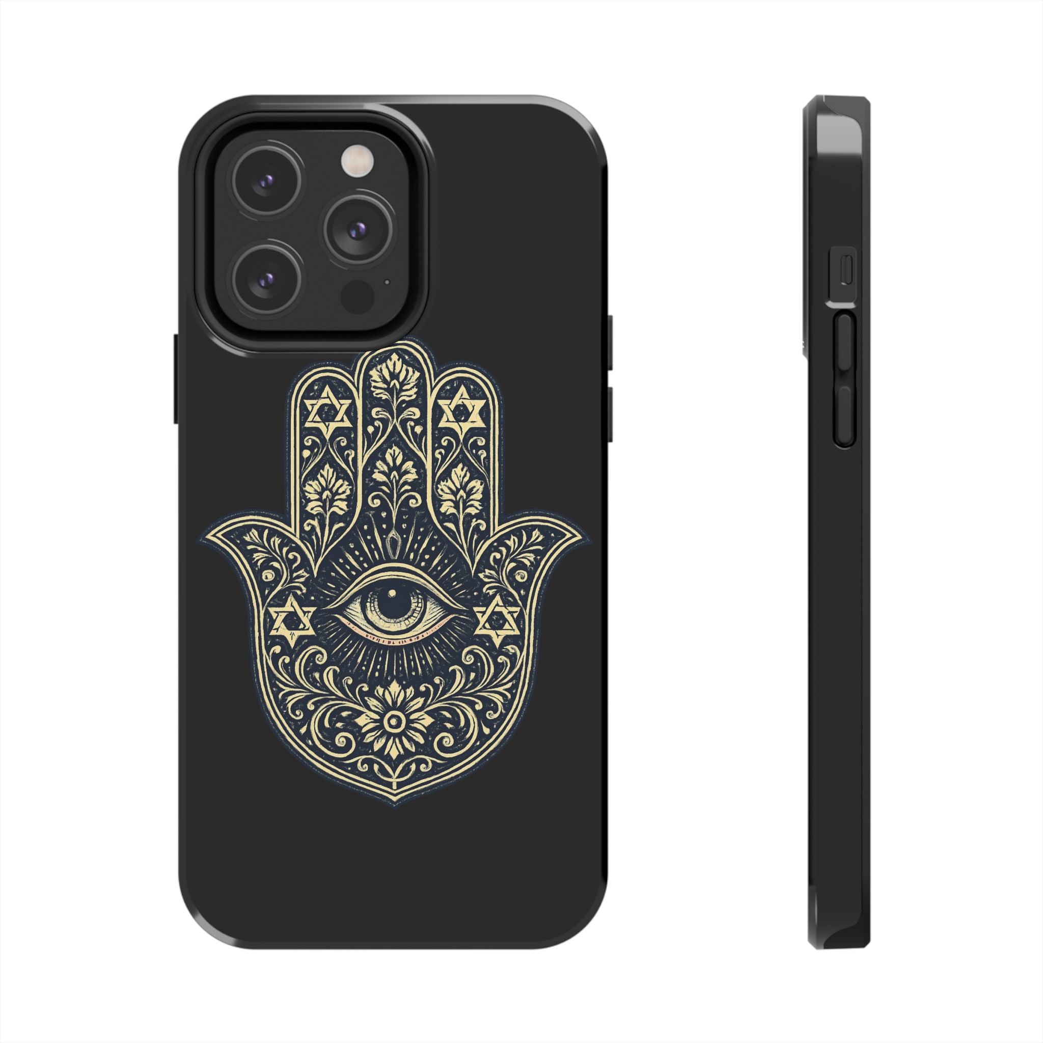 Hamsa Eye Tough Phone Case — Protective Spiritual Phone Cover