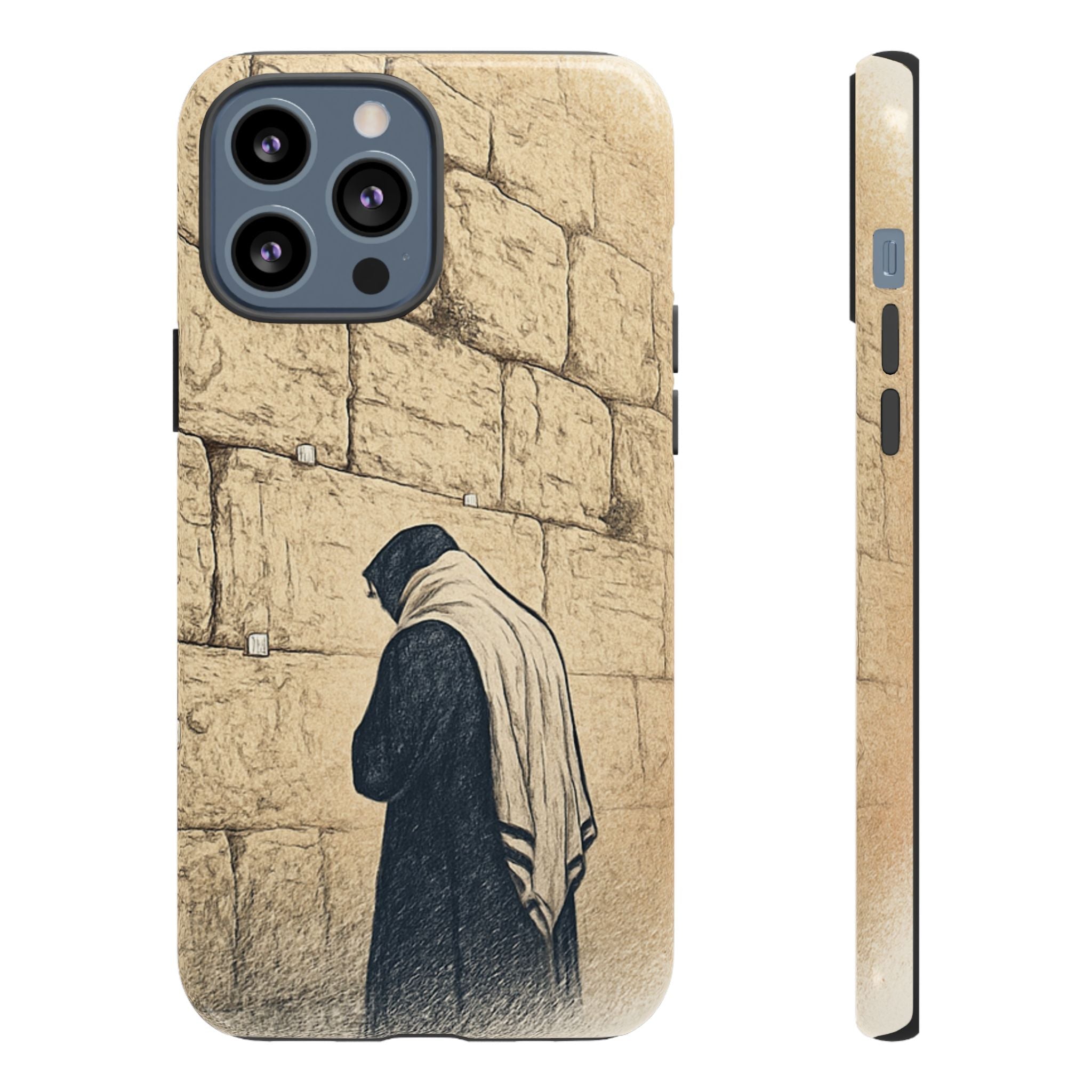 Western Wall Prayer Phone Case — Jewish Prayer Design Tough Cases