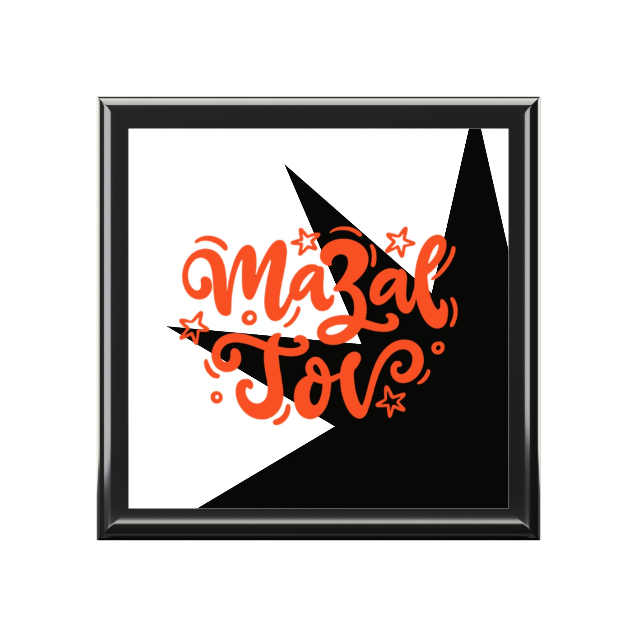 Jewish Jewelry Box — 'Mazel Tov' Celebration Keepsake Box