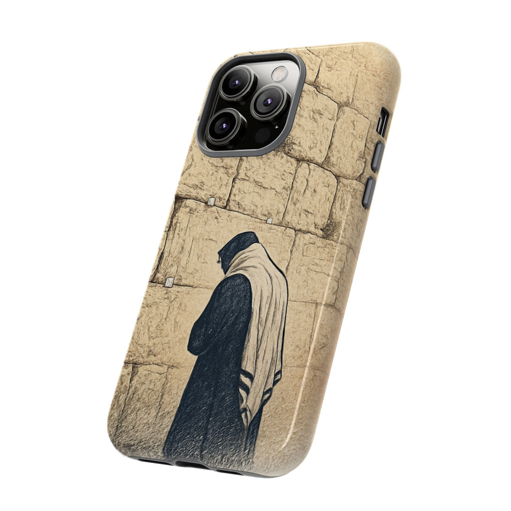 Western Wall Prayer Phone Case — Jewish Prayer Design Tough Cases