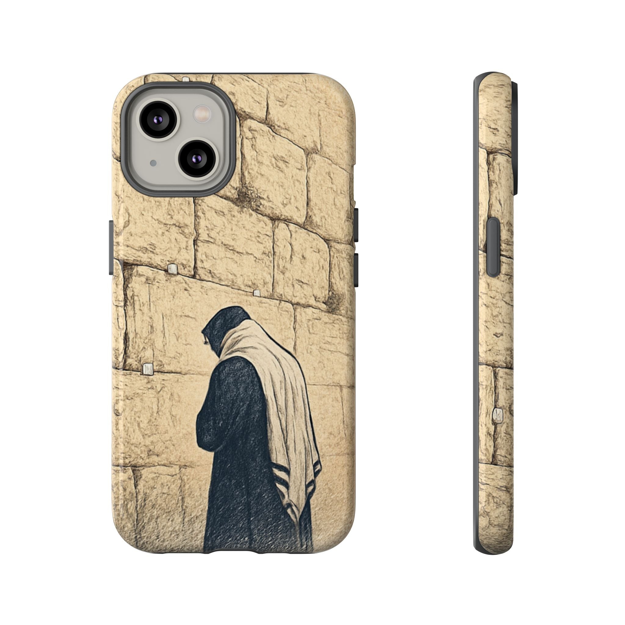 Western Wall Prayer Phone Case — Jewish Prayer Design Tough Cases