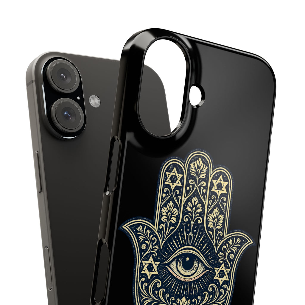Hamsa Eye Slim Phone Case — Protective Spiritual Hand Design