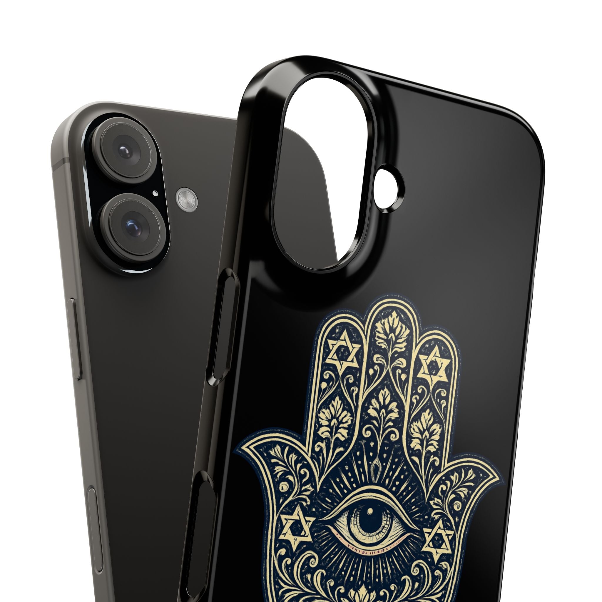 Hamsa Eye Slim Phone Case — Protective Spiritual Hand Design
