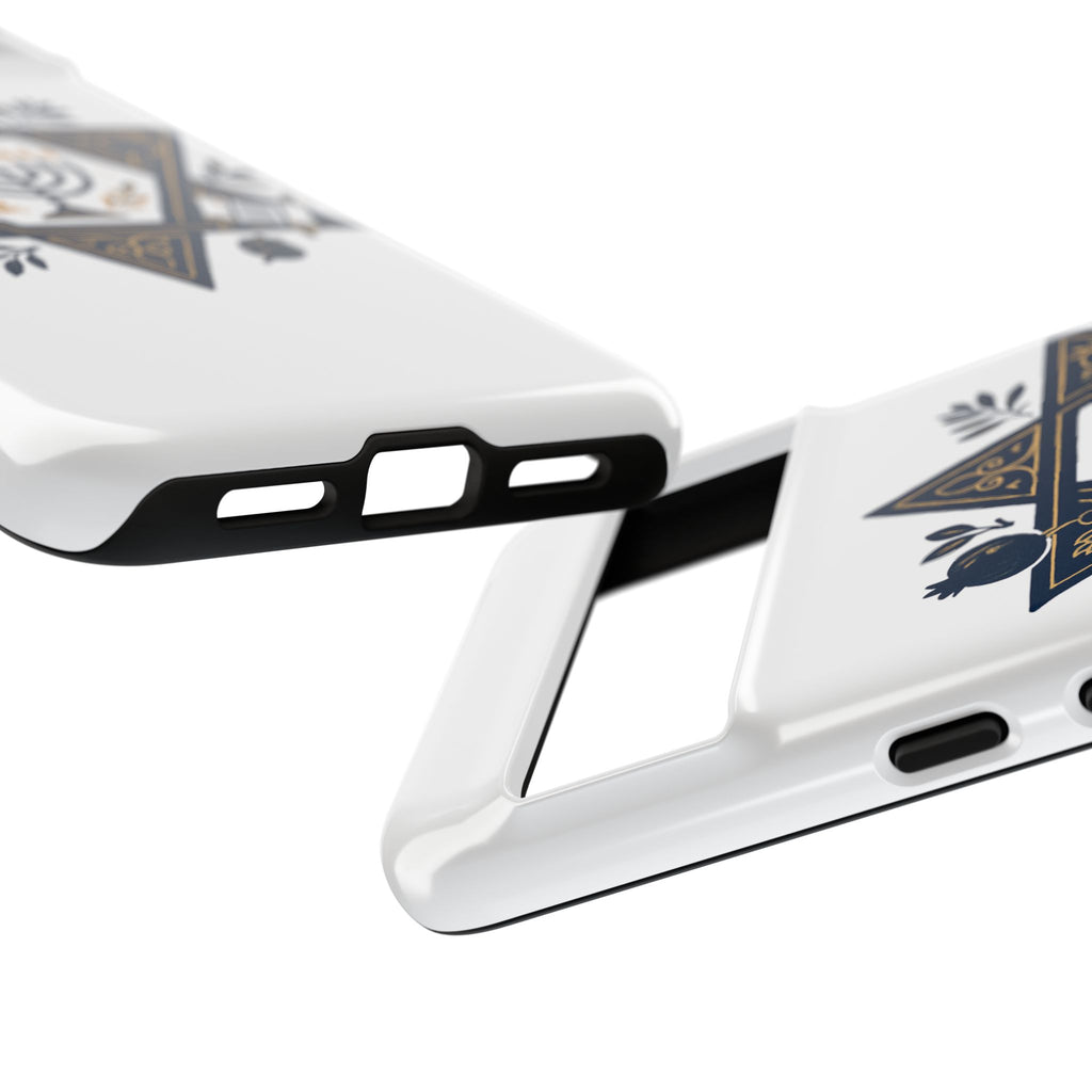 Jewish Star of David Menorah Phone Case — Jewish Hanukkah Symbol Protective Cover
