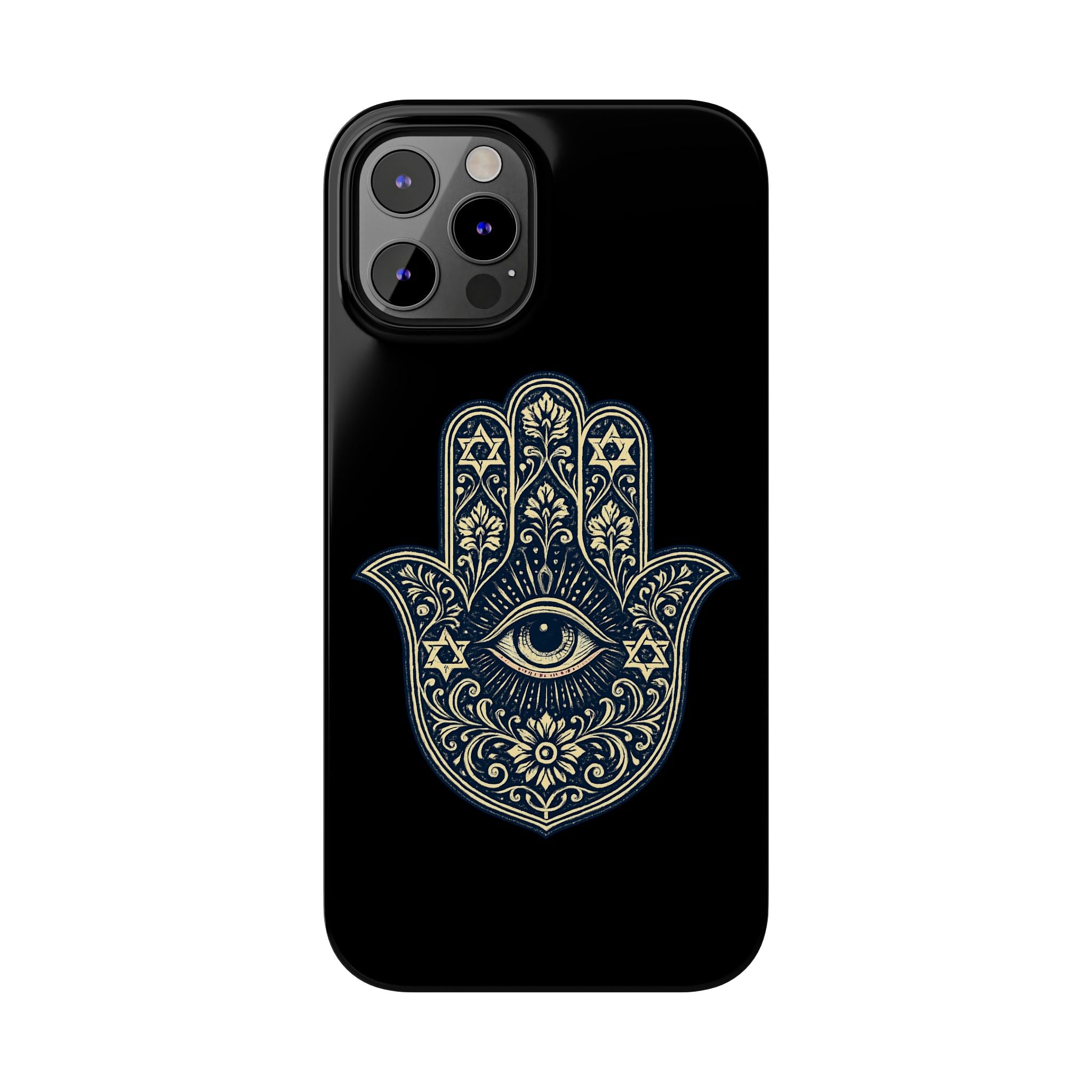 Hamsa Eye Slim Phone Case — Protective Spiritual Hand Design