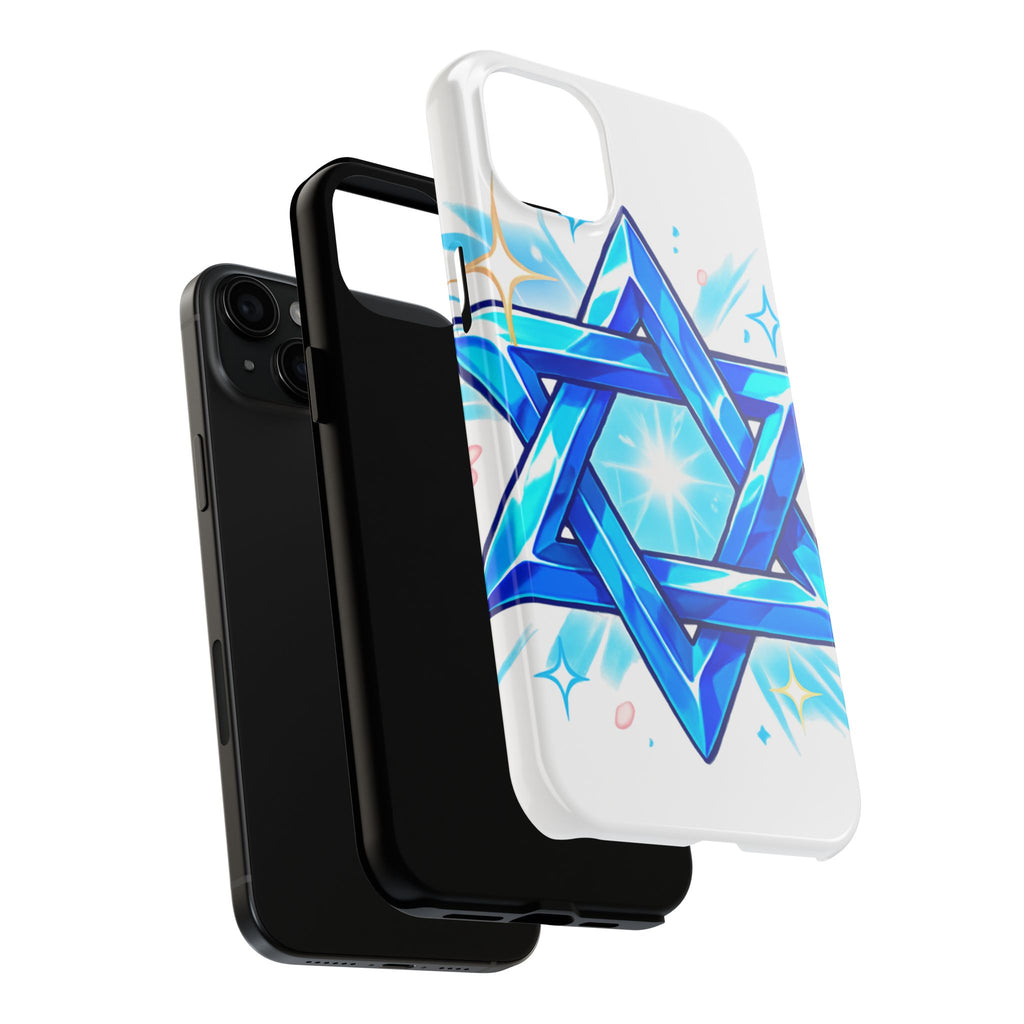 Star of David Blue Phone Case — Jewish Protection Design | Jewish Gift
