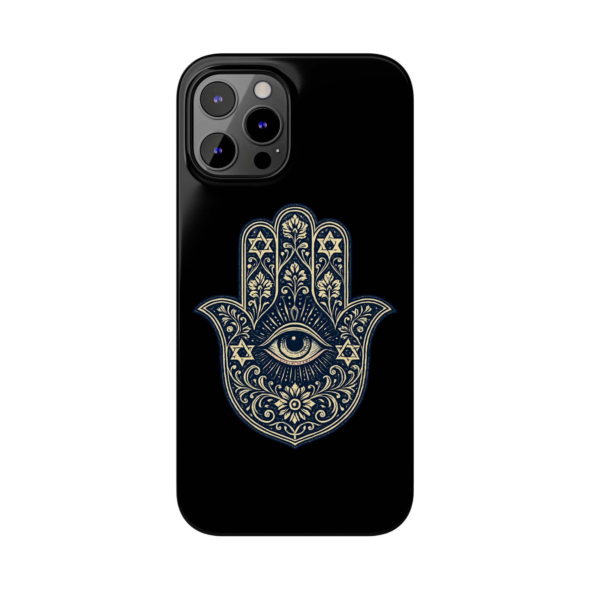 Hamsa Eye Slim Phone Case — Protective Spiritual Hand Design