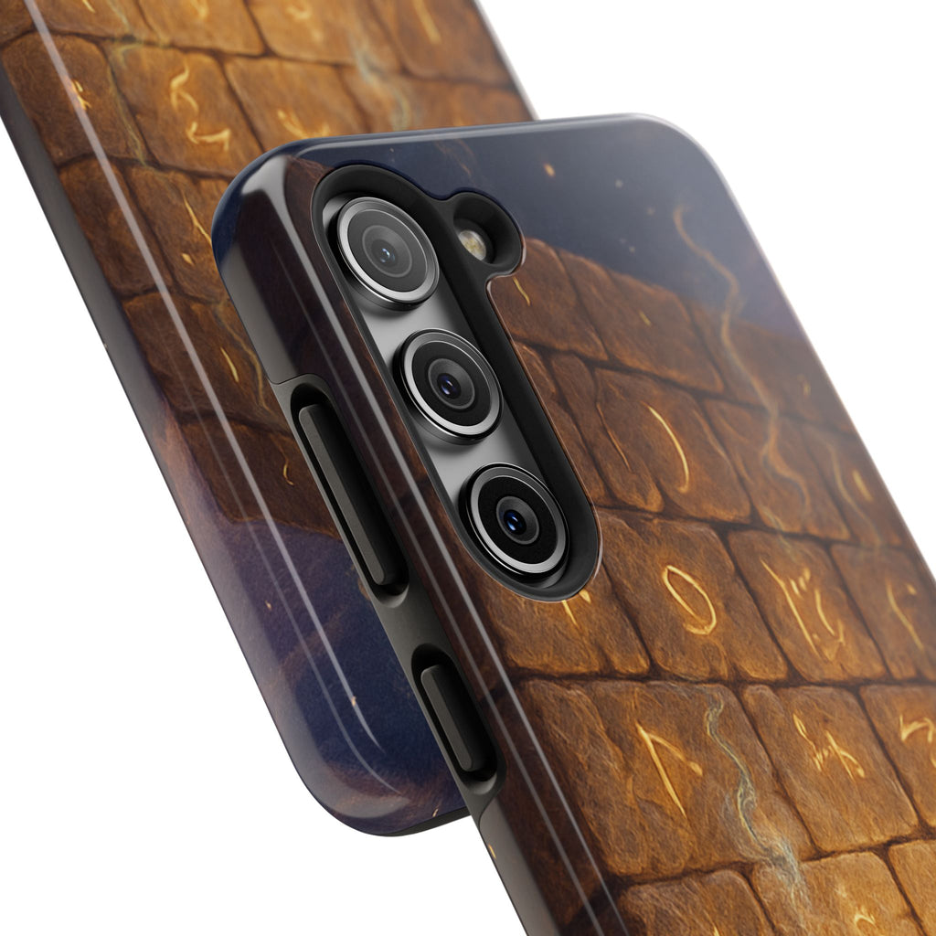 Jewish western Wall Illustration Phone Case — Prayer Silhouettes, Jerusalem Religious Art