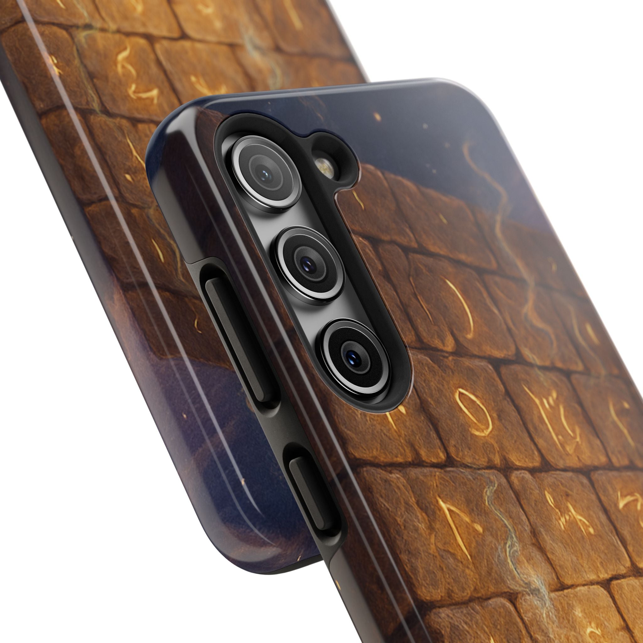 Jewish western Wall Illustration Phone Case — Prayer Silhouettes, Jerusalem Religious Art