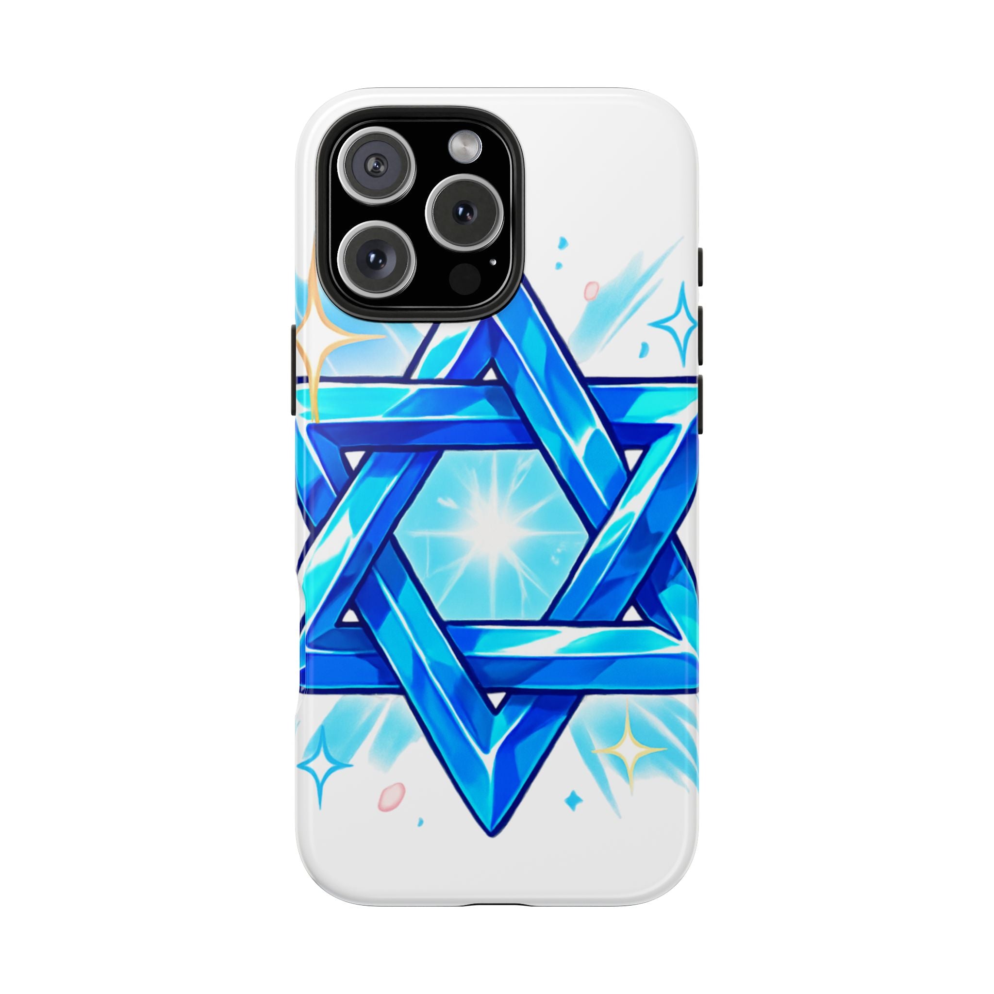 Star of David Blue Phone Case — Jewish Protection Design | Jewish Gift