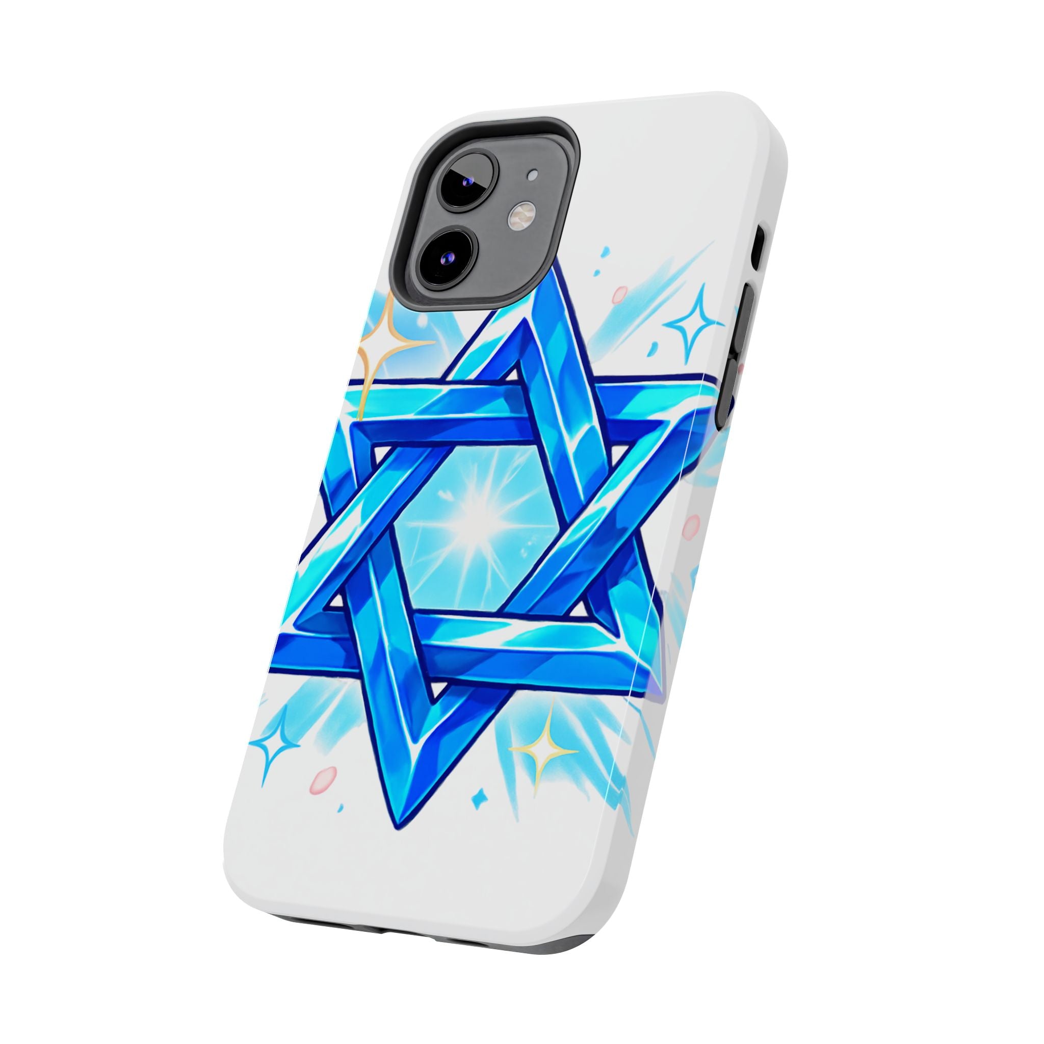 Star of David Blue Phone Case — Jewish Protection Design | Jewish Gift