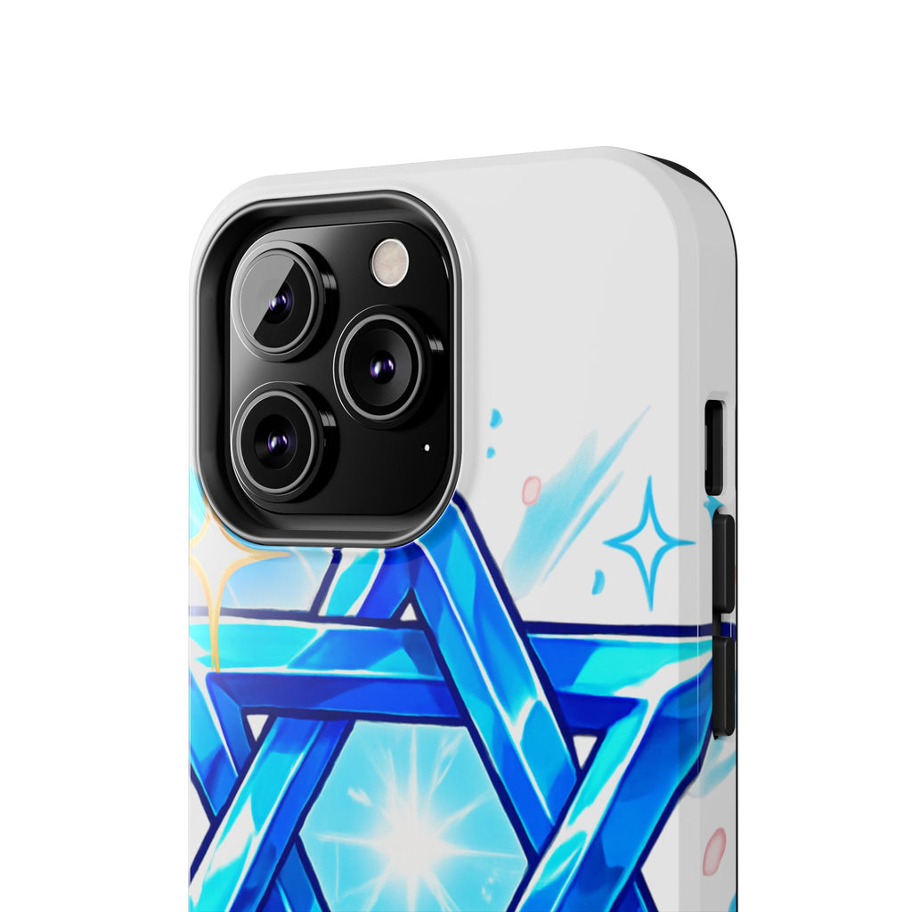 Star of David Blue Phone Case — Jewish Protection Design | Jewish Gift