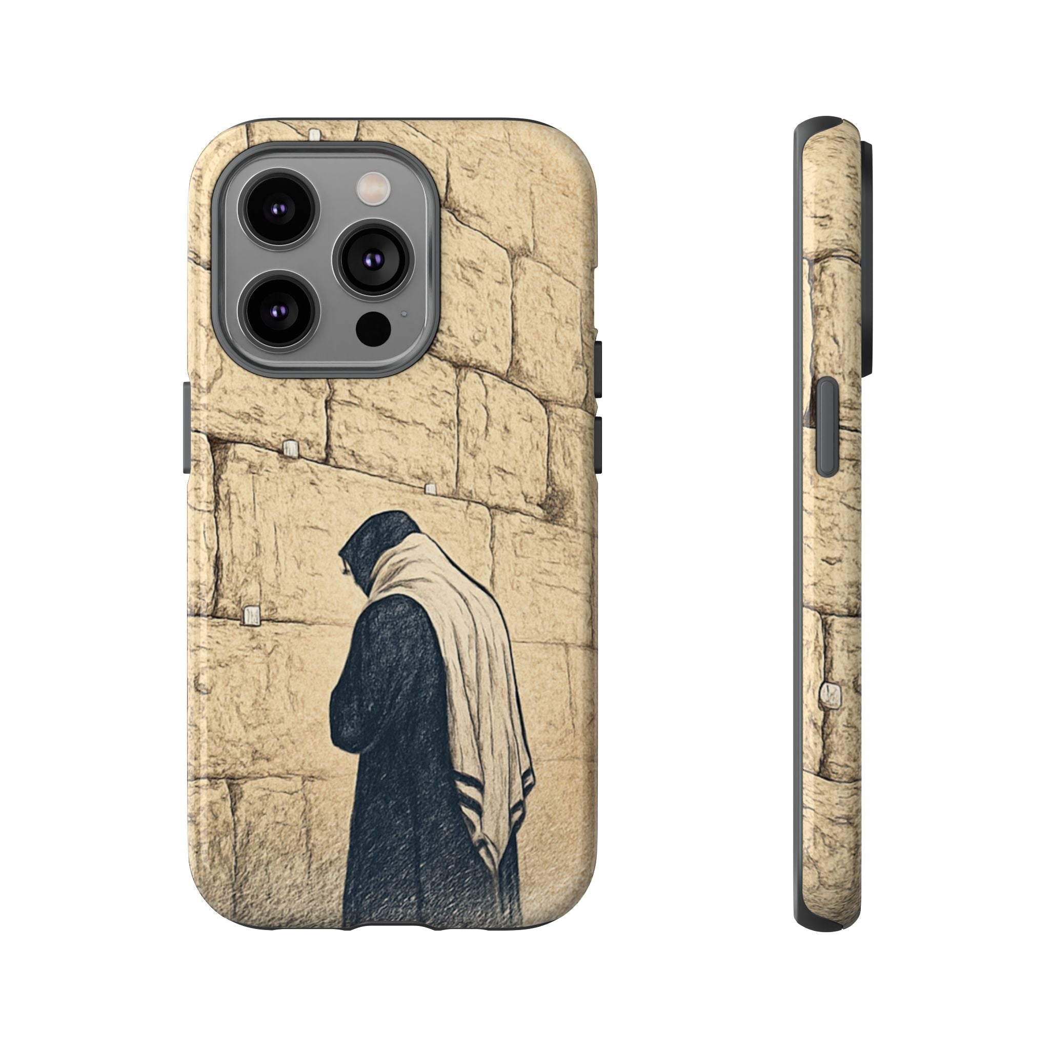 Western Wall Prayer Phone Case — Jewish Prayer Design Tough Cases