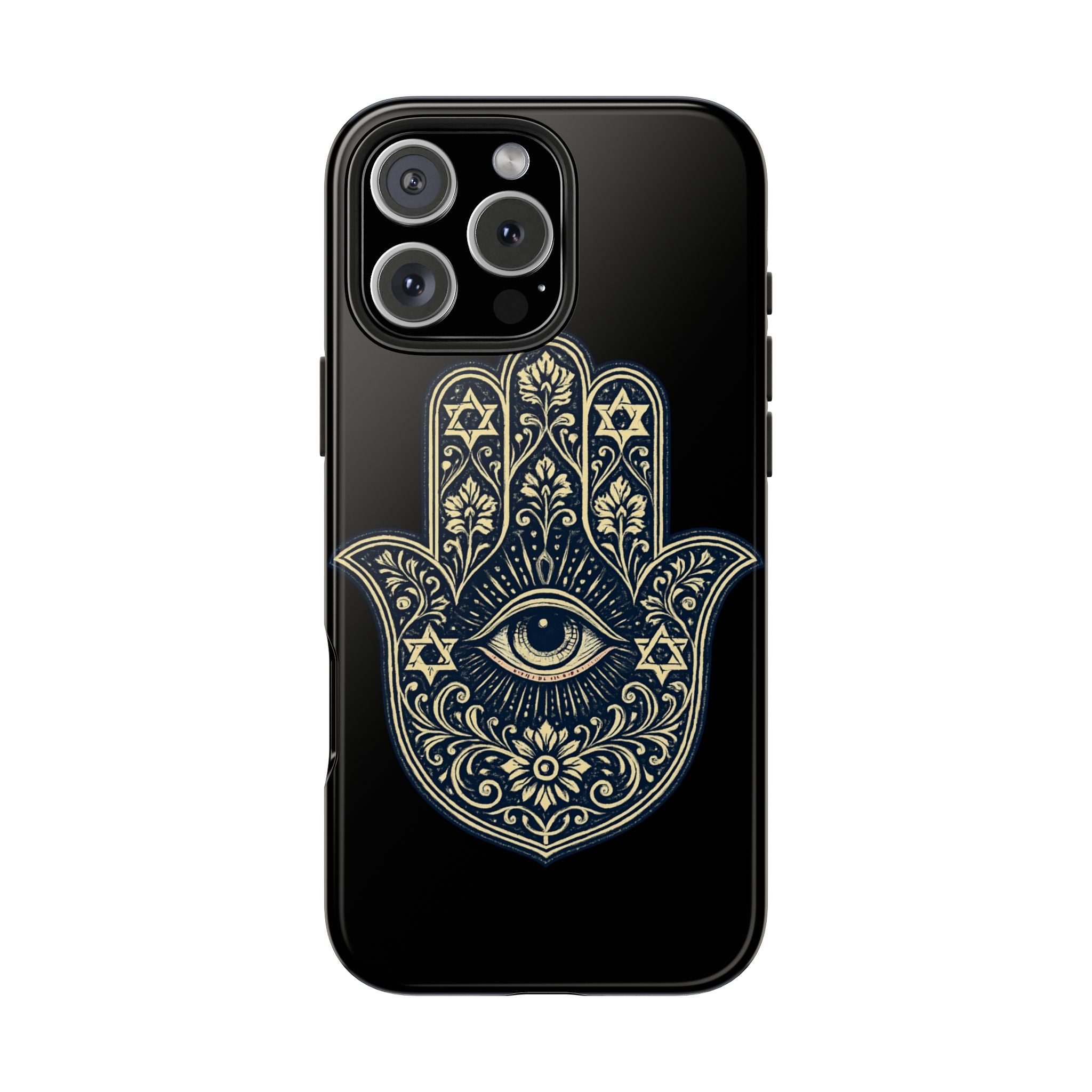 Hamsa Eye Tough Phone Case — Protective Spiritual Phone Cover