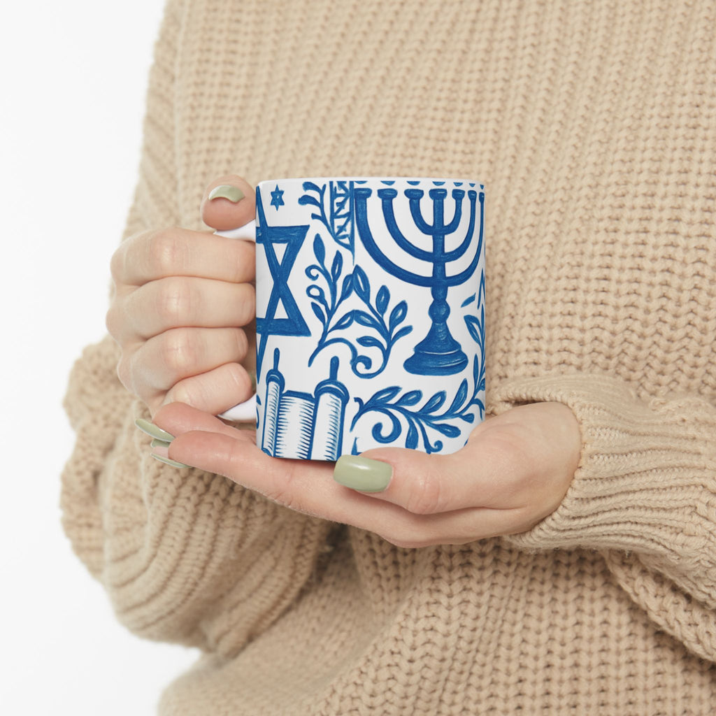 Star of David Ceramic Mug — Jewish Pride 11oz & 15oz