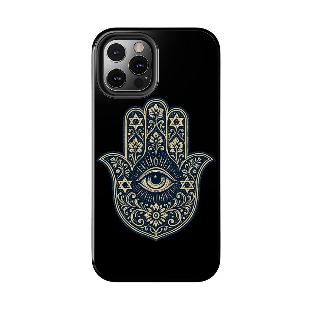 Hamsa Eye Tough Phone Case — Protective Spiritual Phone Cover