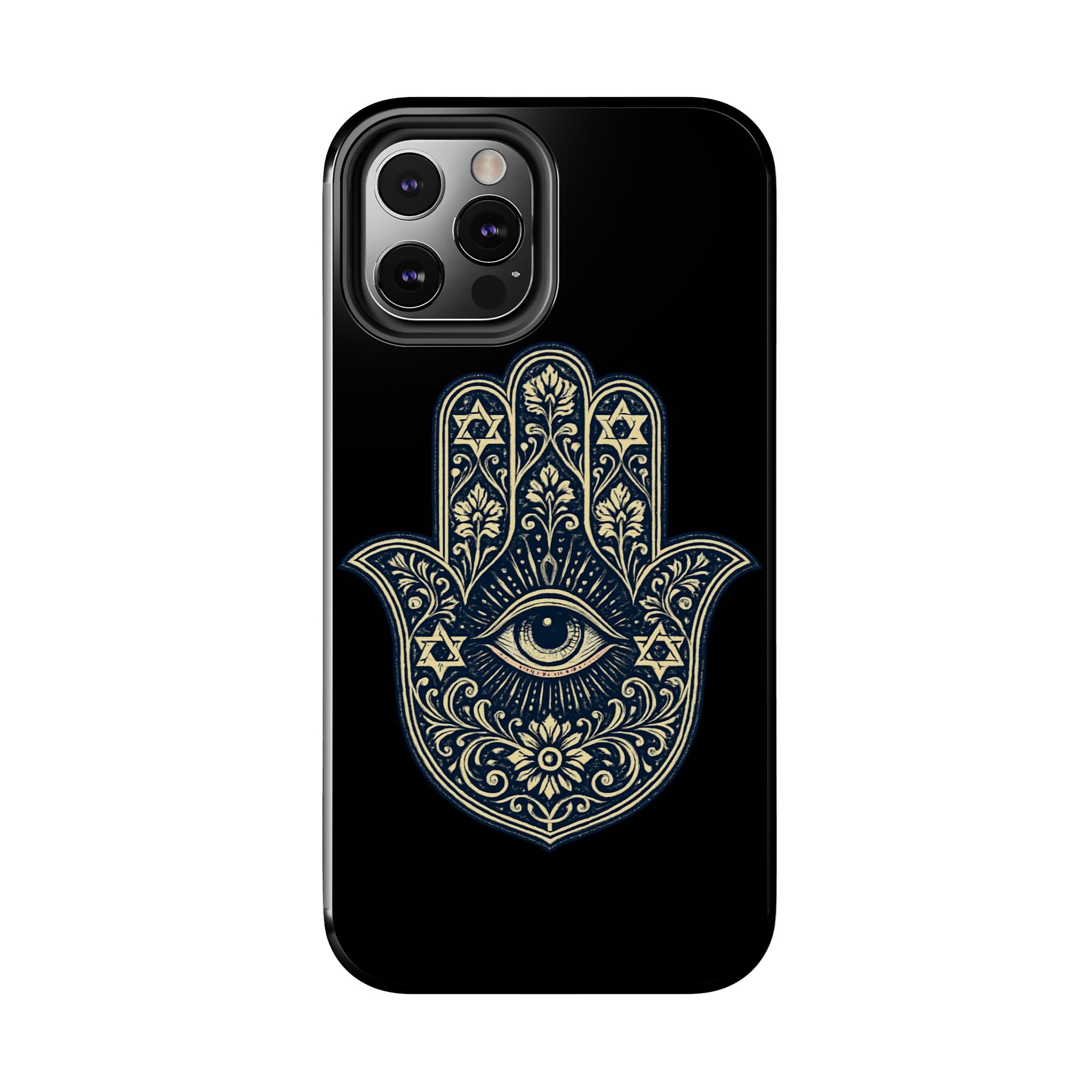 Hamsa Eye Tough Phone Case — Protective Spiritual Phone Cover