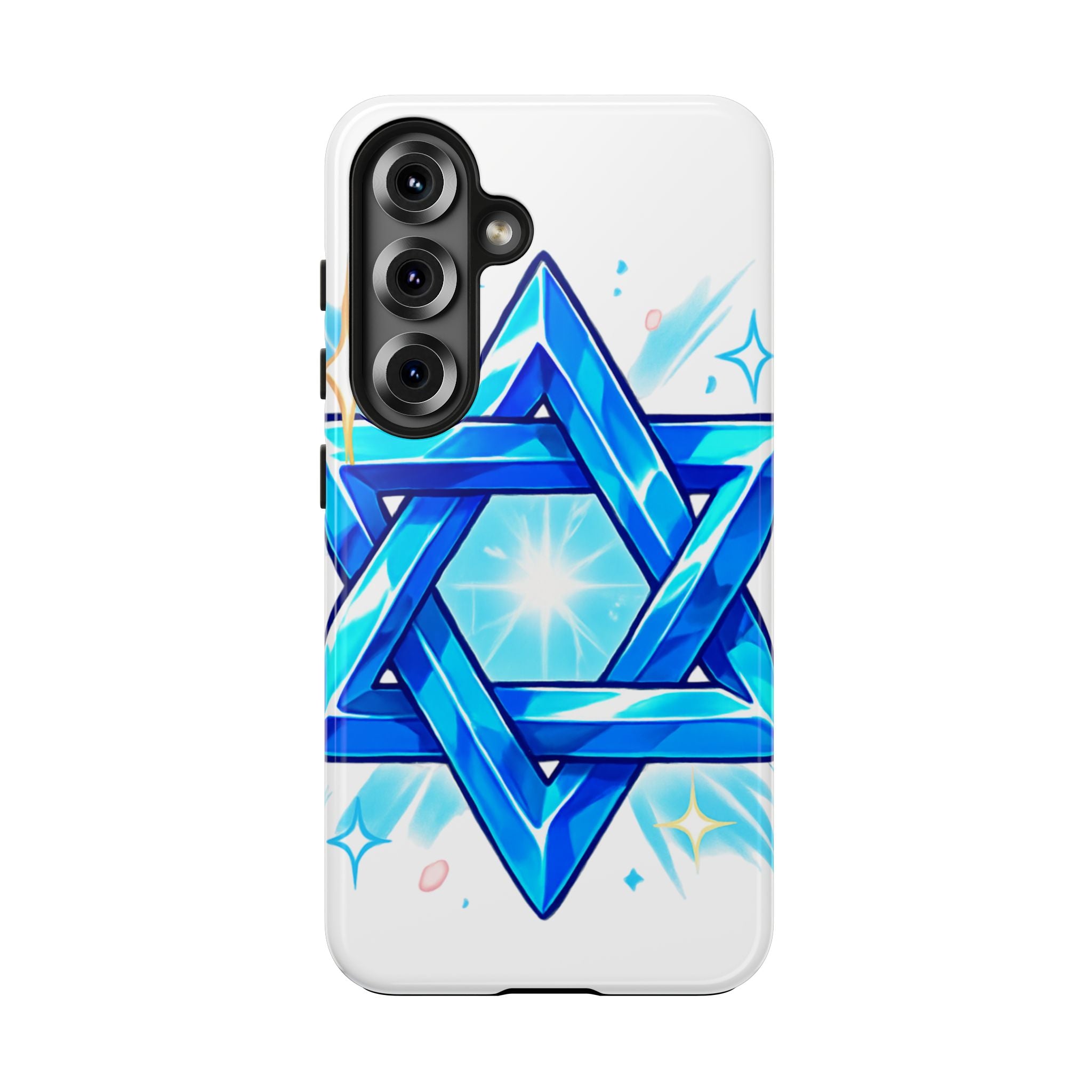 Star of David Blue Phone Case — Jewish Protection Design | Jewish Gift