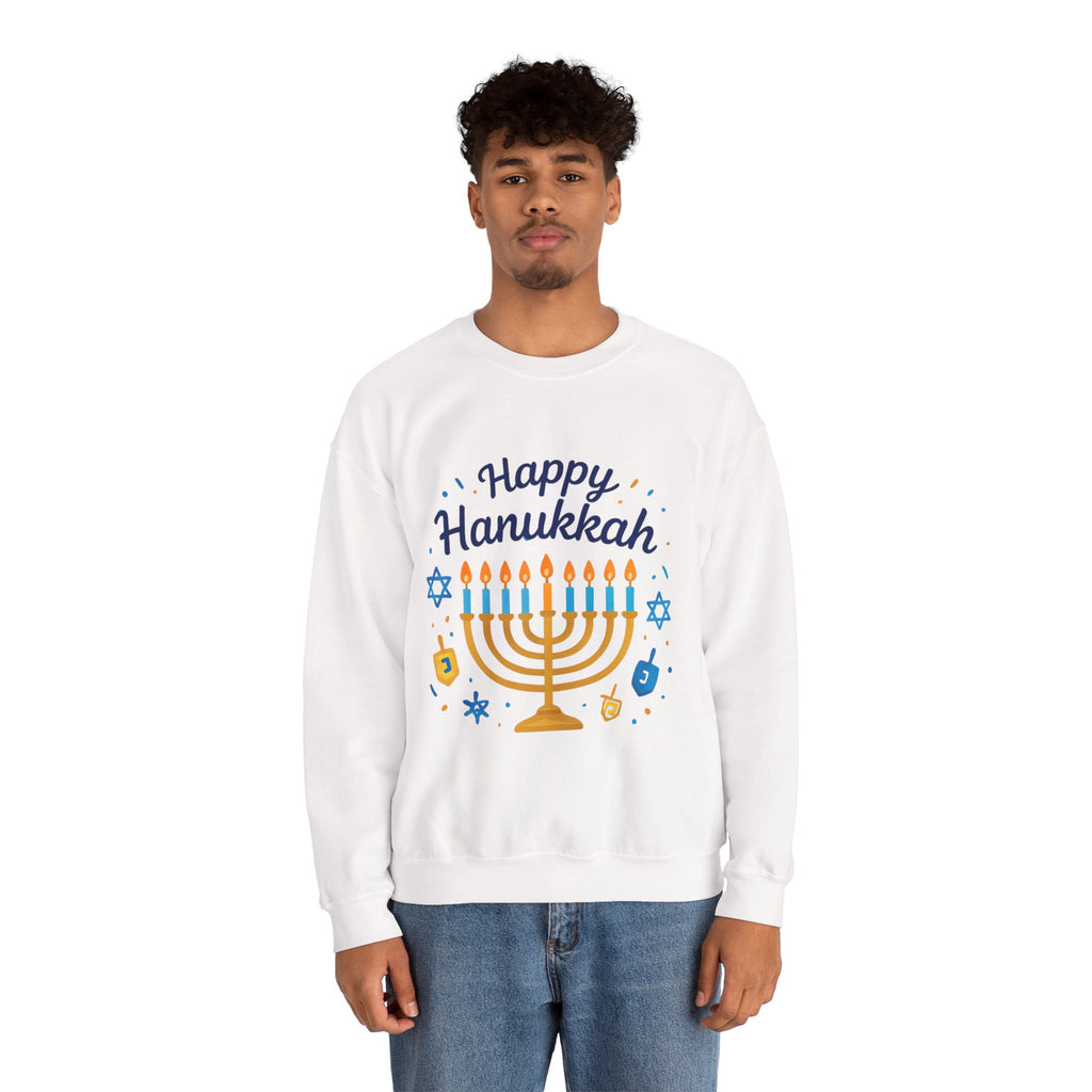 Happy Hanukkah Menorah Sweatshirt