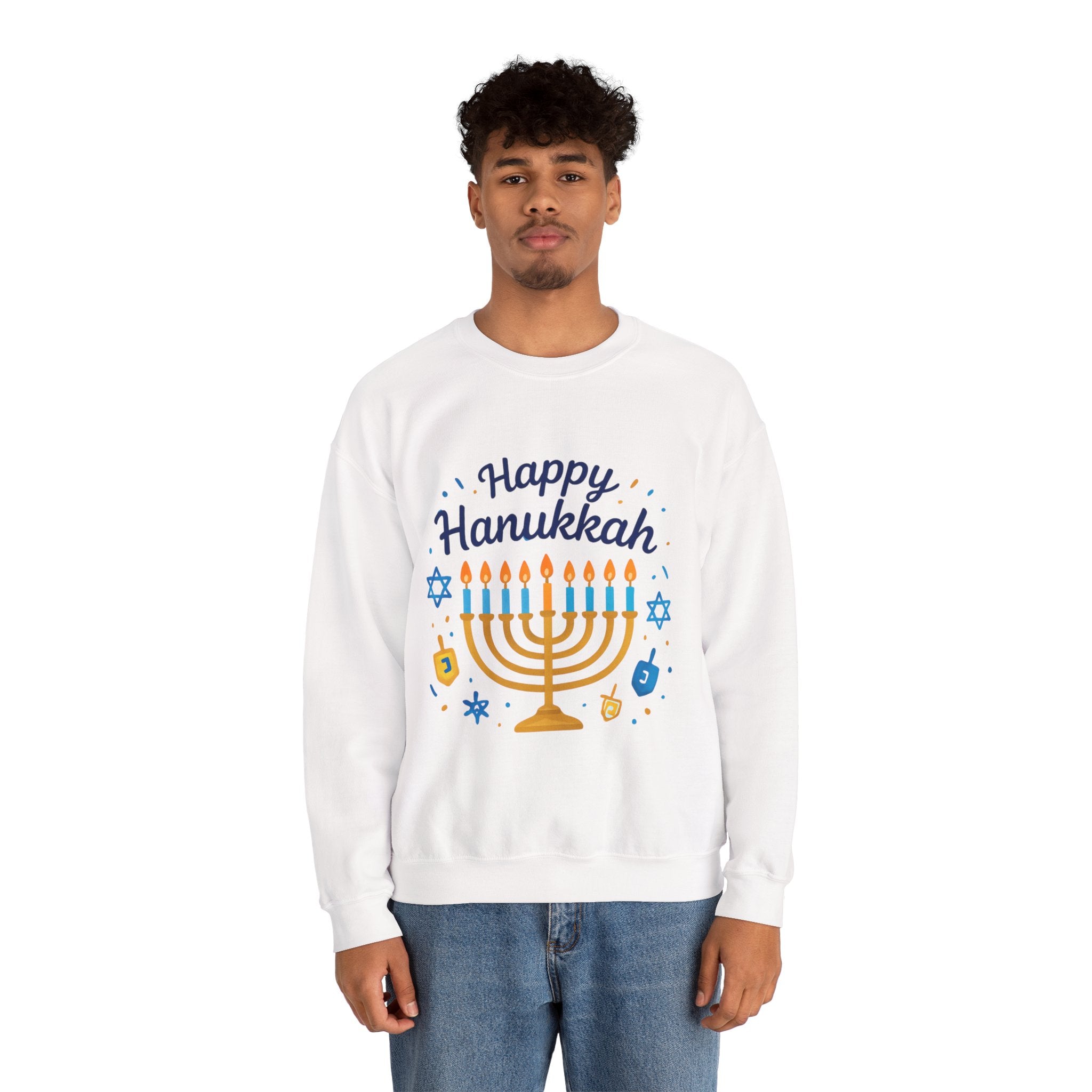 Happy Hanukkah Menorah Sweatshirt
