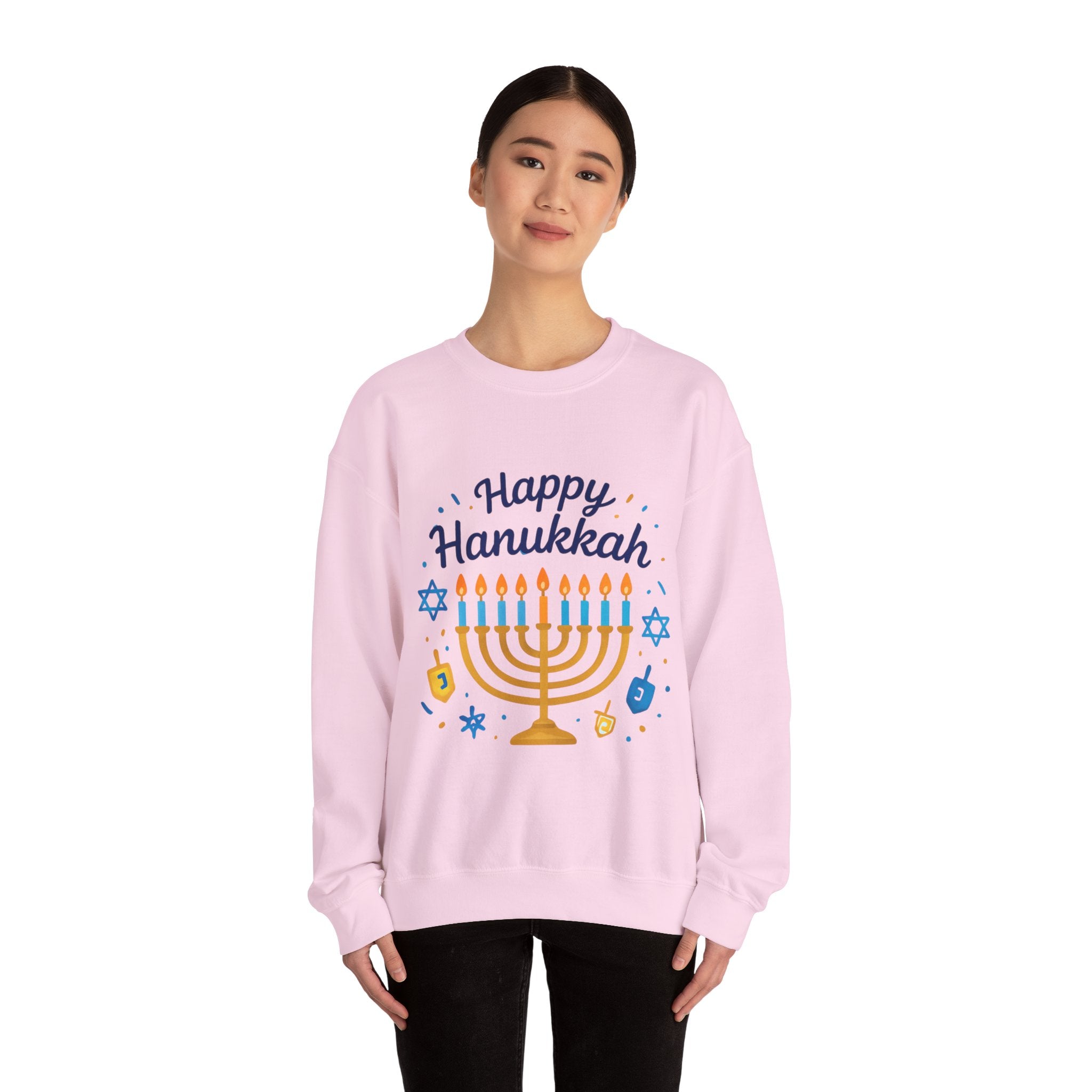 Happy Hanukkah Menorah Sweatshirt