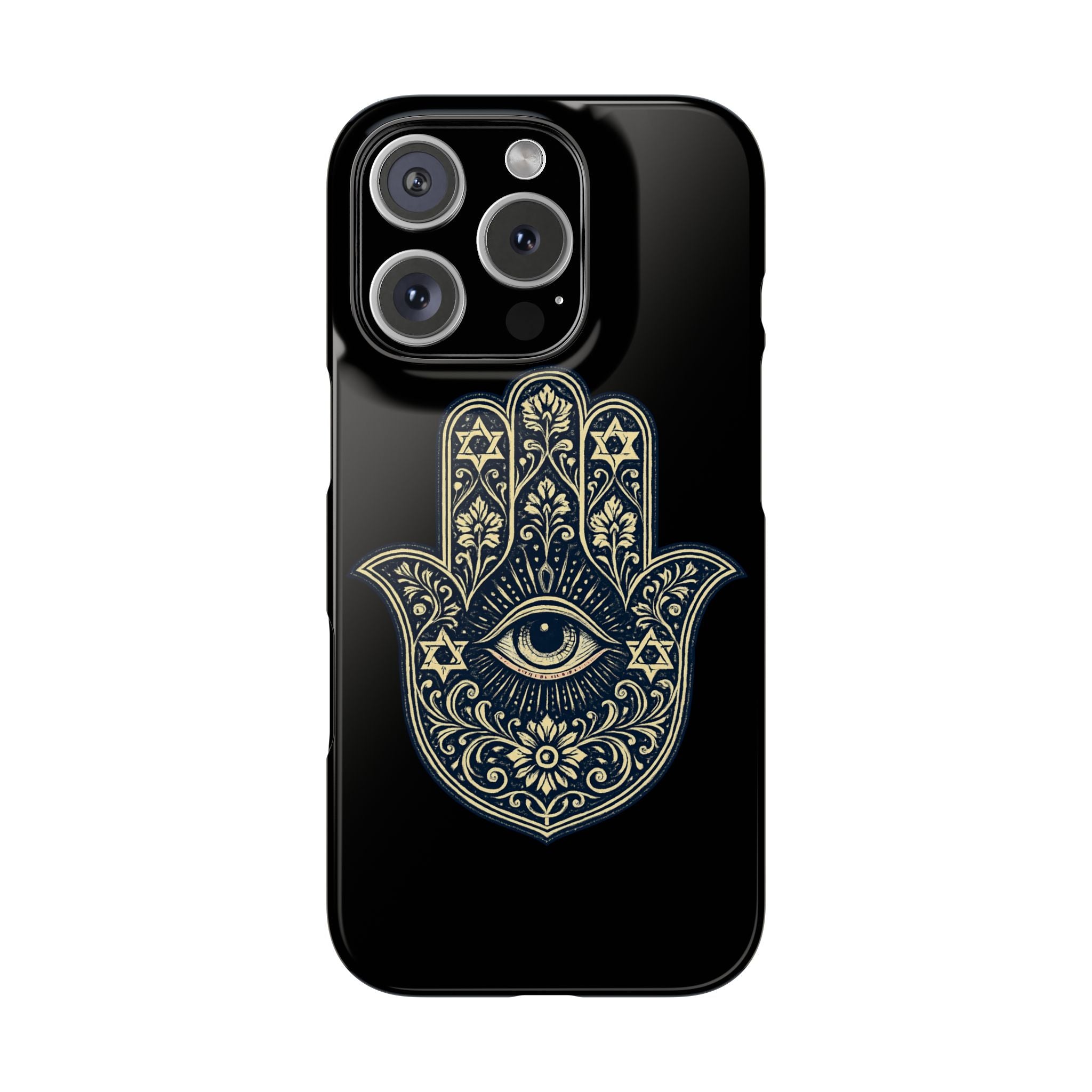Hamsa Eye Slim Phone Case — Protective Spiritual Hand Design