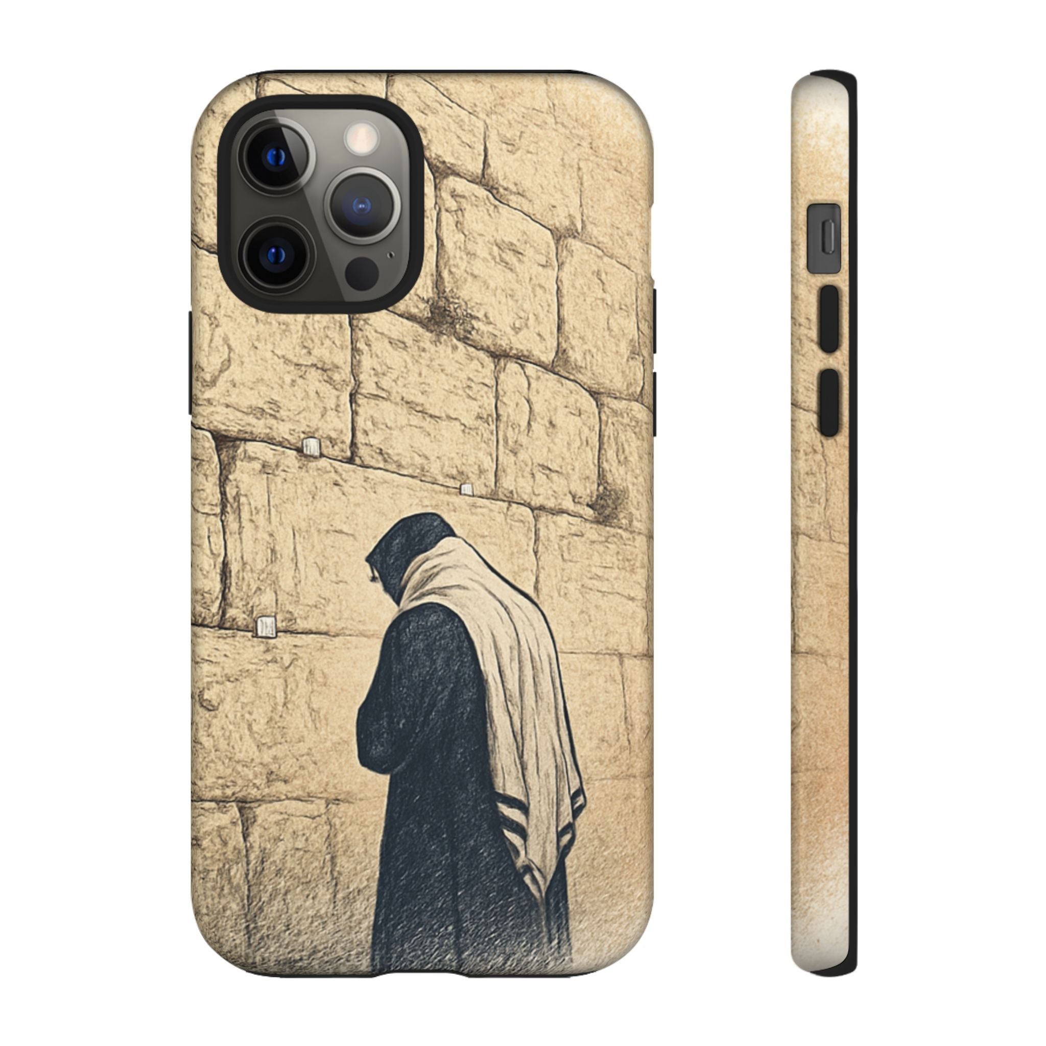 Western Wall Prayer Phone Case — Jewish Prayer Design Tough Cases