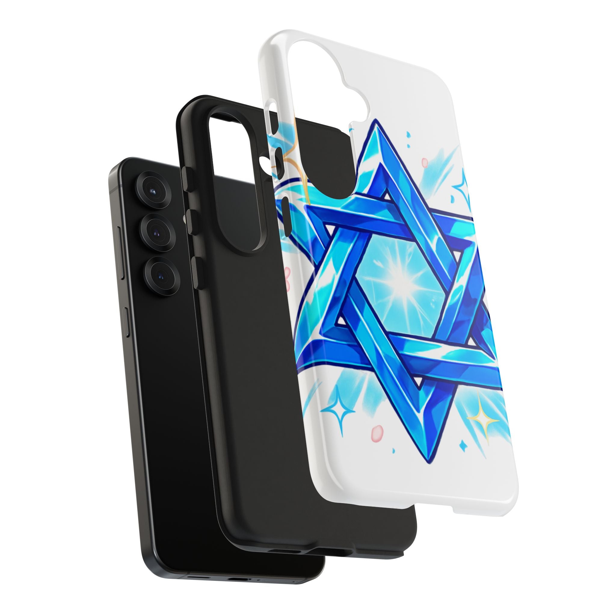 Star of David Blue Phone Case — Jewish Protection Design | Jewish Gift