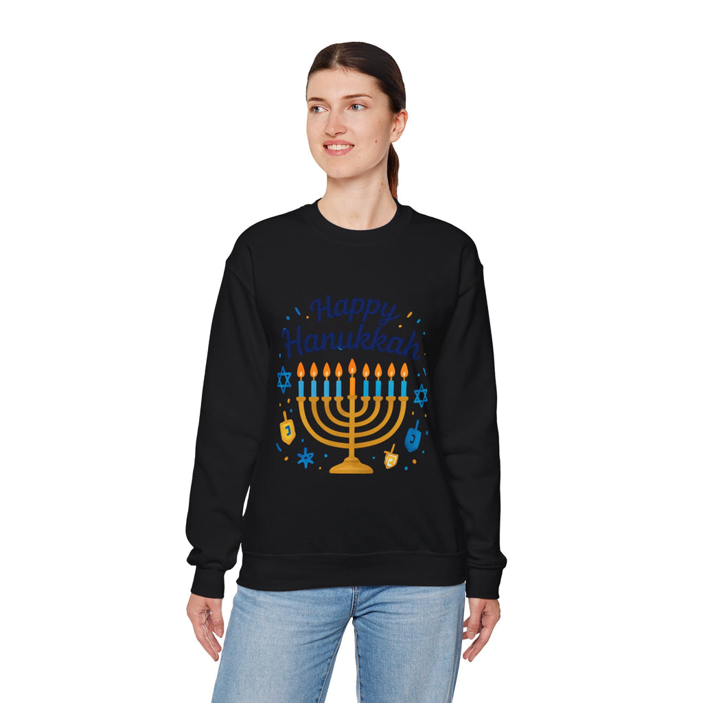 Happy Hanukkah Menorah Sweatshirt