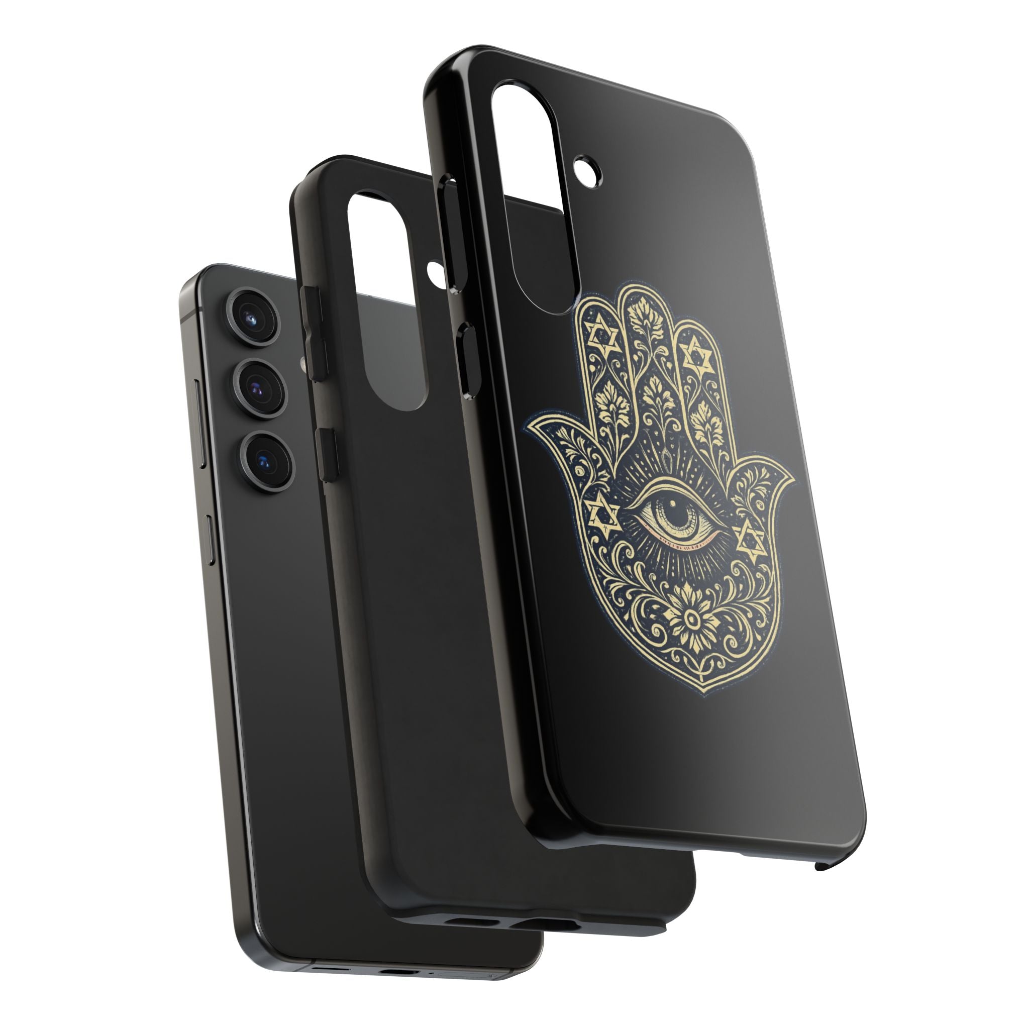 Hamsa Eye Tough Phone Case — Protective Spiritual Phone Cover