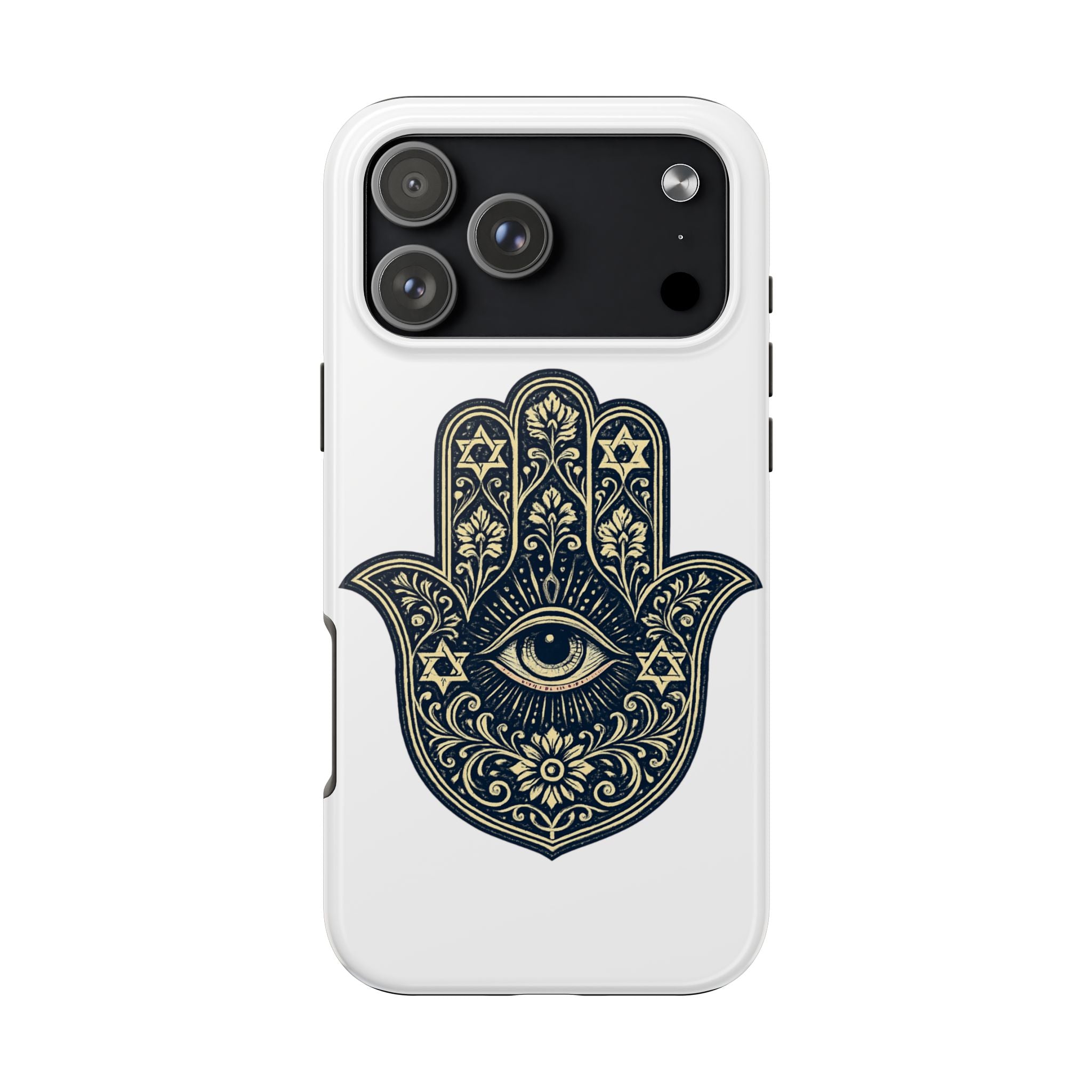 Hamsa Eye Tough Phone Case — Protective Spiritual Phone Cover