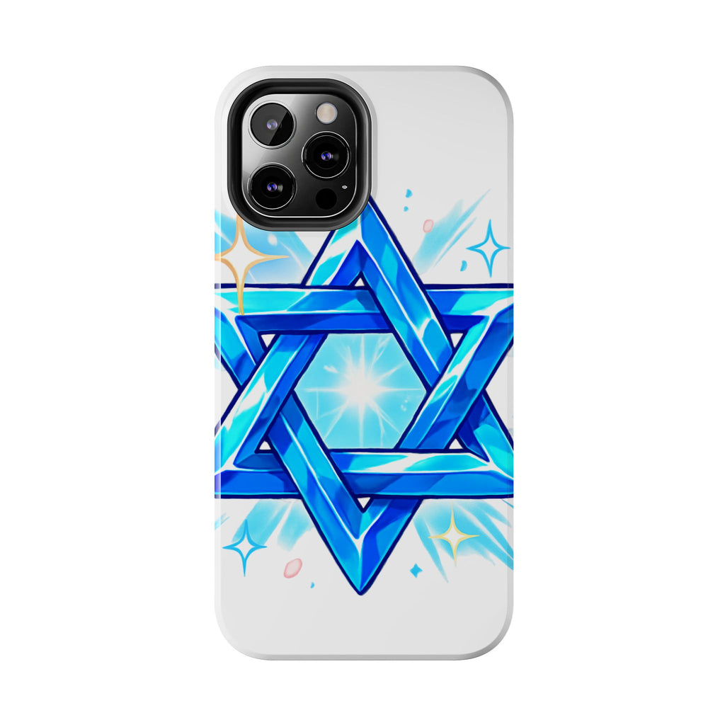 Star of David Blue Phone Case — Jewish Protection Design | Jewish Gift