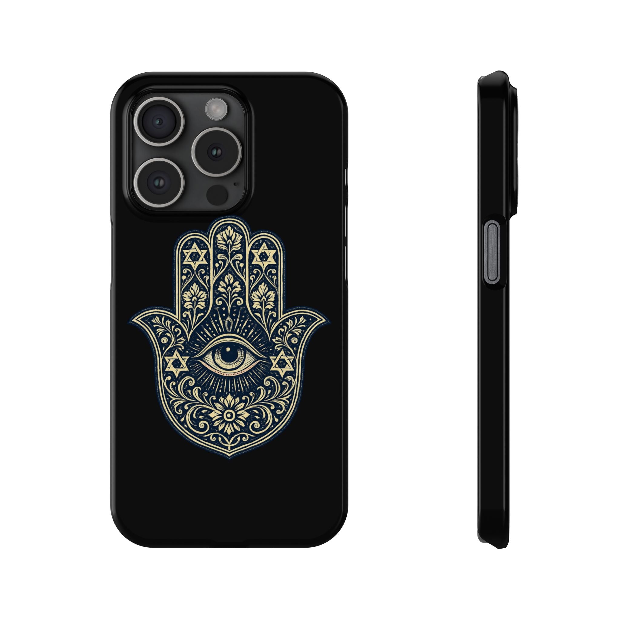 Hamsa Eye Slim Phone Case — Protective Spiritual Hand Design
