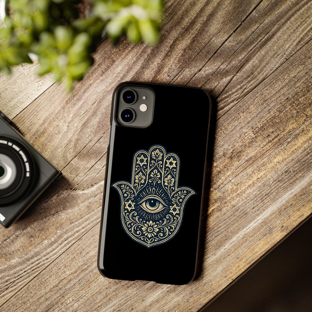 Hamsa Eye Slim Phone Case — Protective Spiritual Hand Design