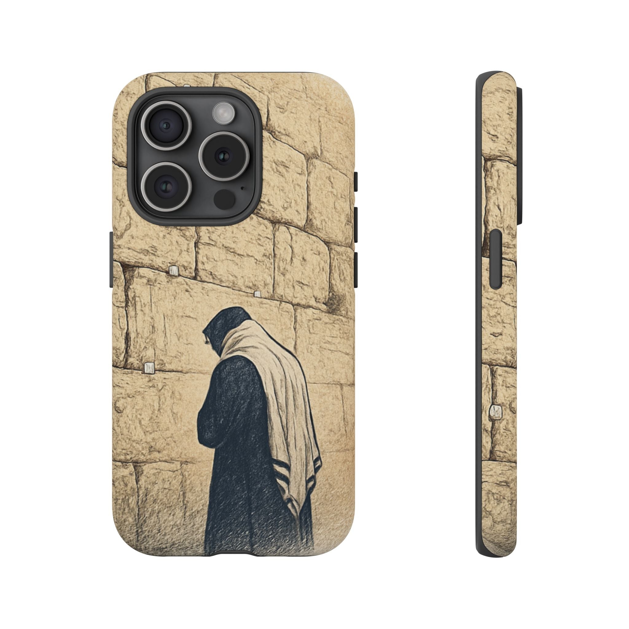 Western Wall Prayer Phone Case — Jewish Prayer Design Tough Cases