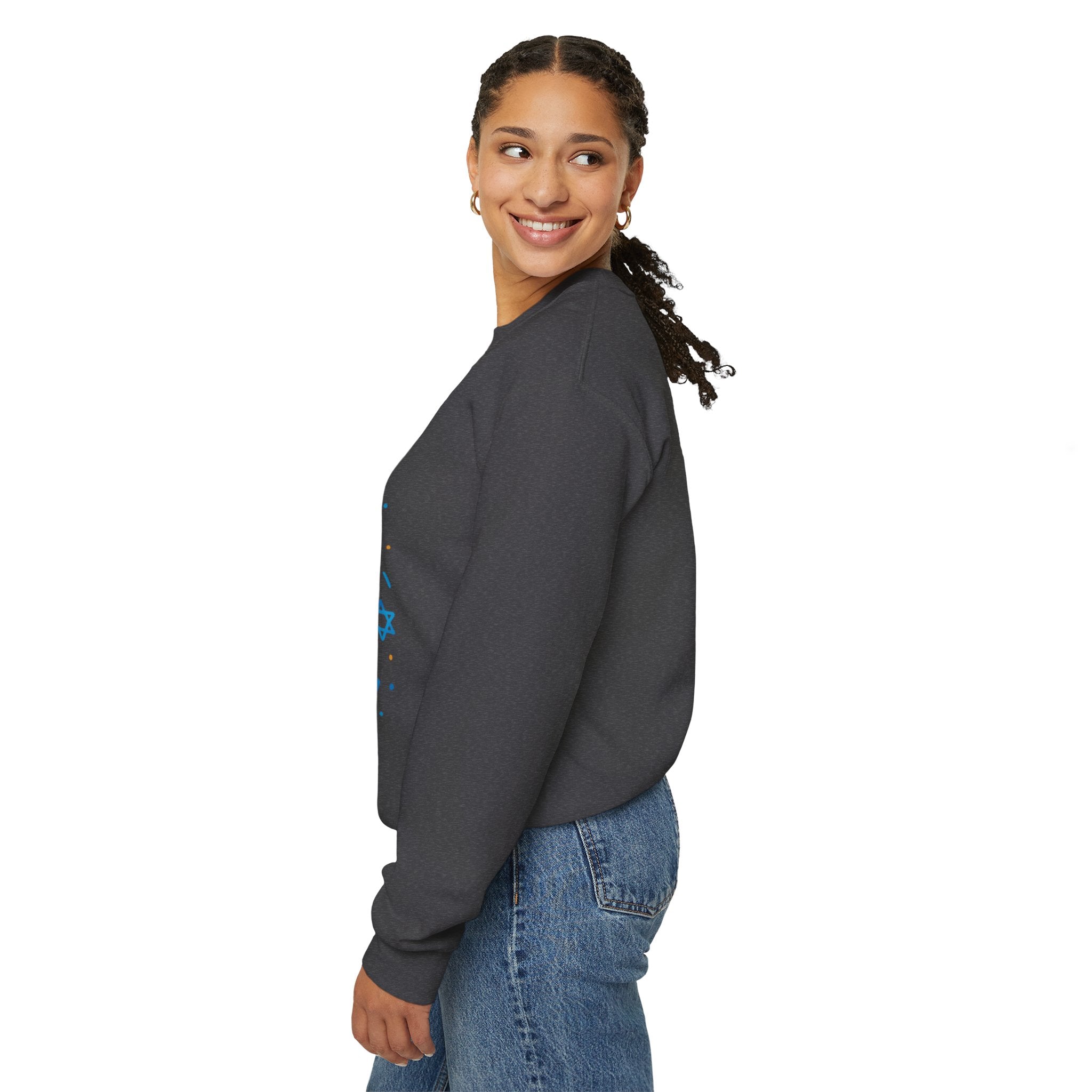 Happy Hanukkah Menorah Sweatshirt