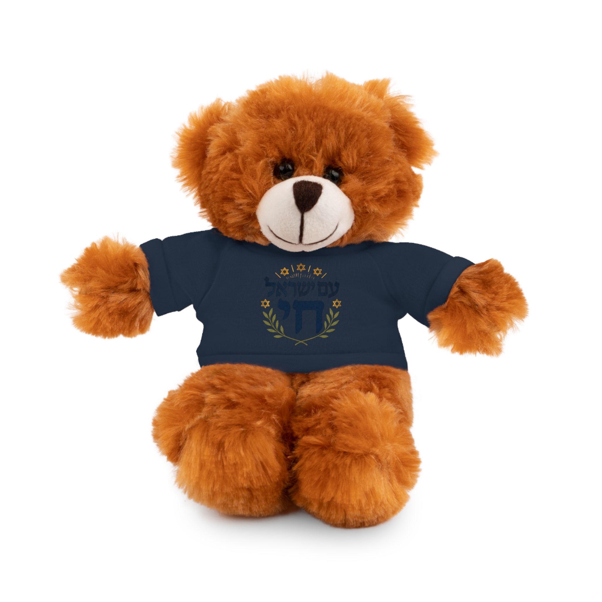 Israel Chai Teddy Bear — Plush Stuffed Animal with Tee