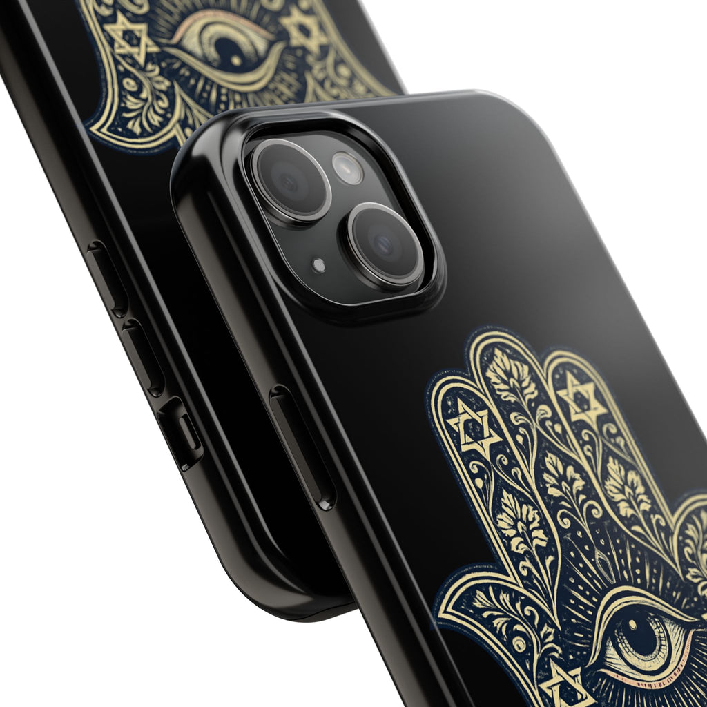 Hamsa Eye Tough Phone Case — Protective Spiritual Phone Cover