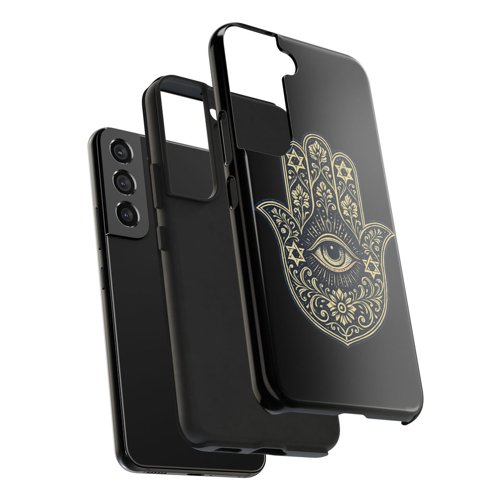 Hamsa Eye Tough Phone Case — Protective Spiritual Phone Cover