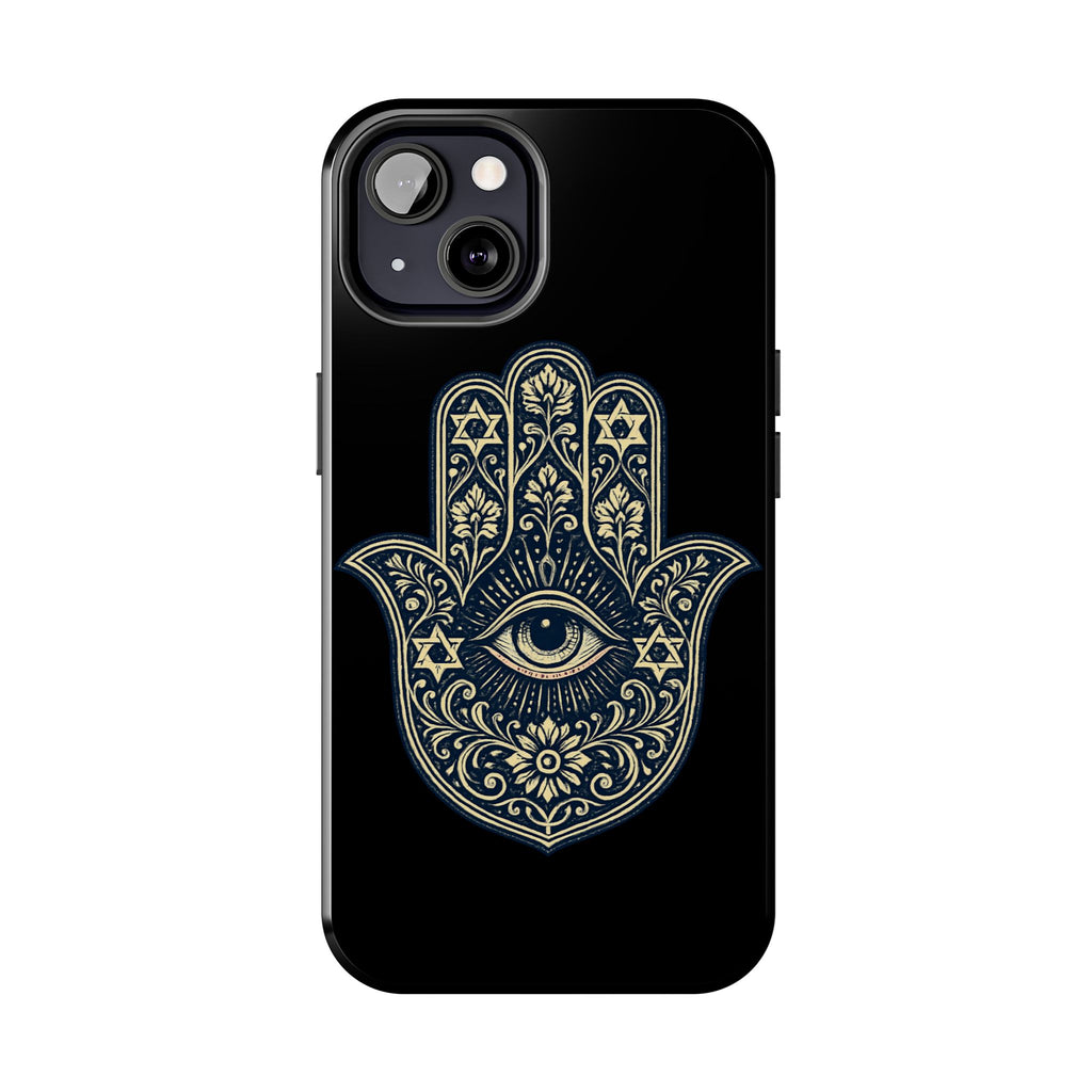 Hamsa Eye Tough Phone Case — Protective Spiritual Phone Cover