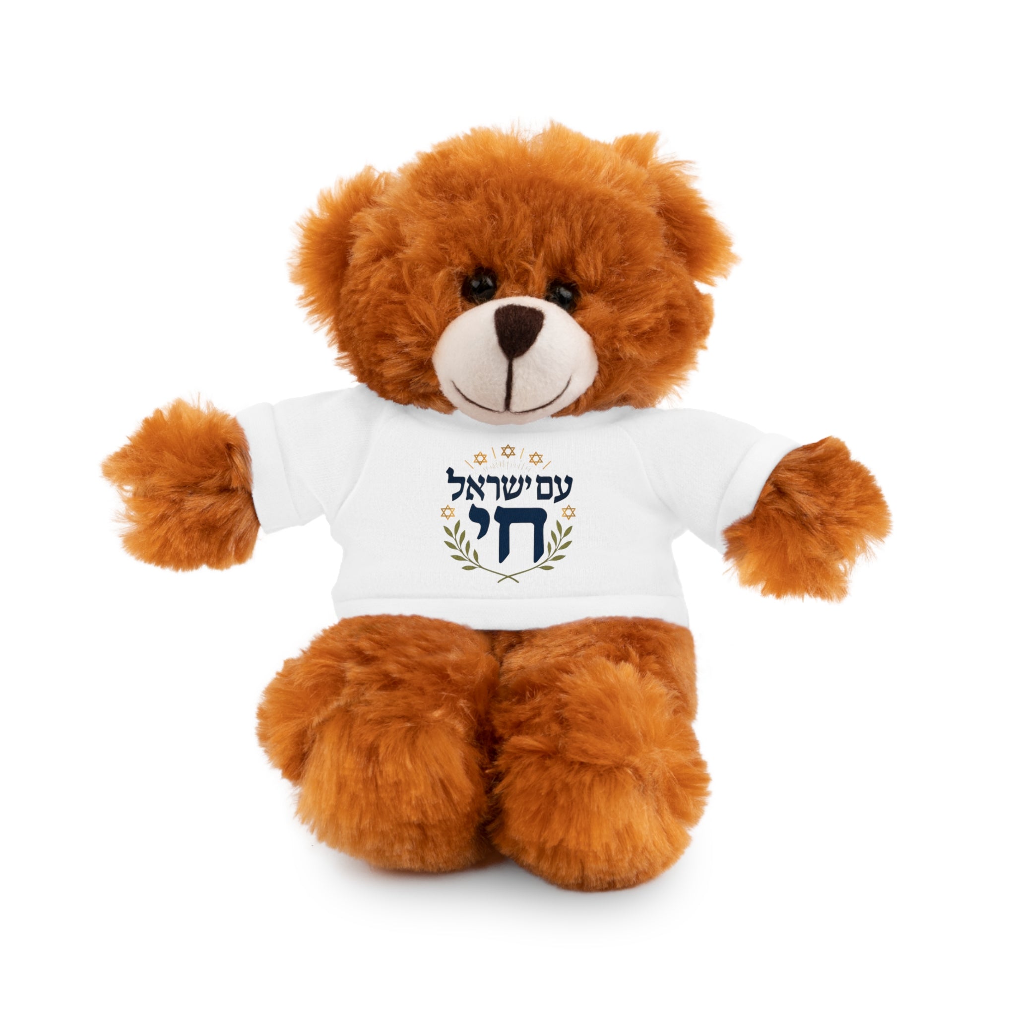 Israel Chai Teddy Bear — Plush Stuffed Animal with Tee
