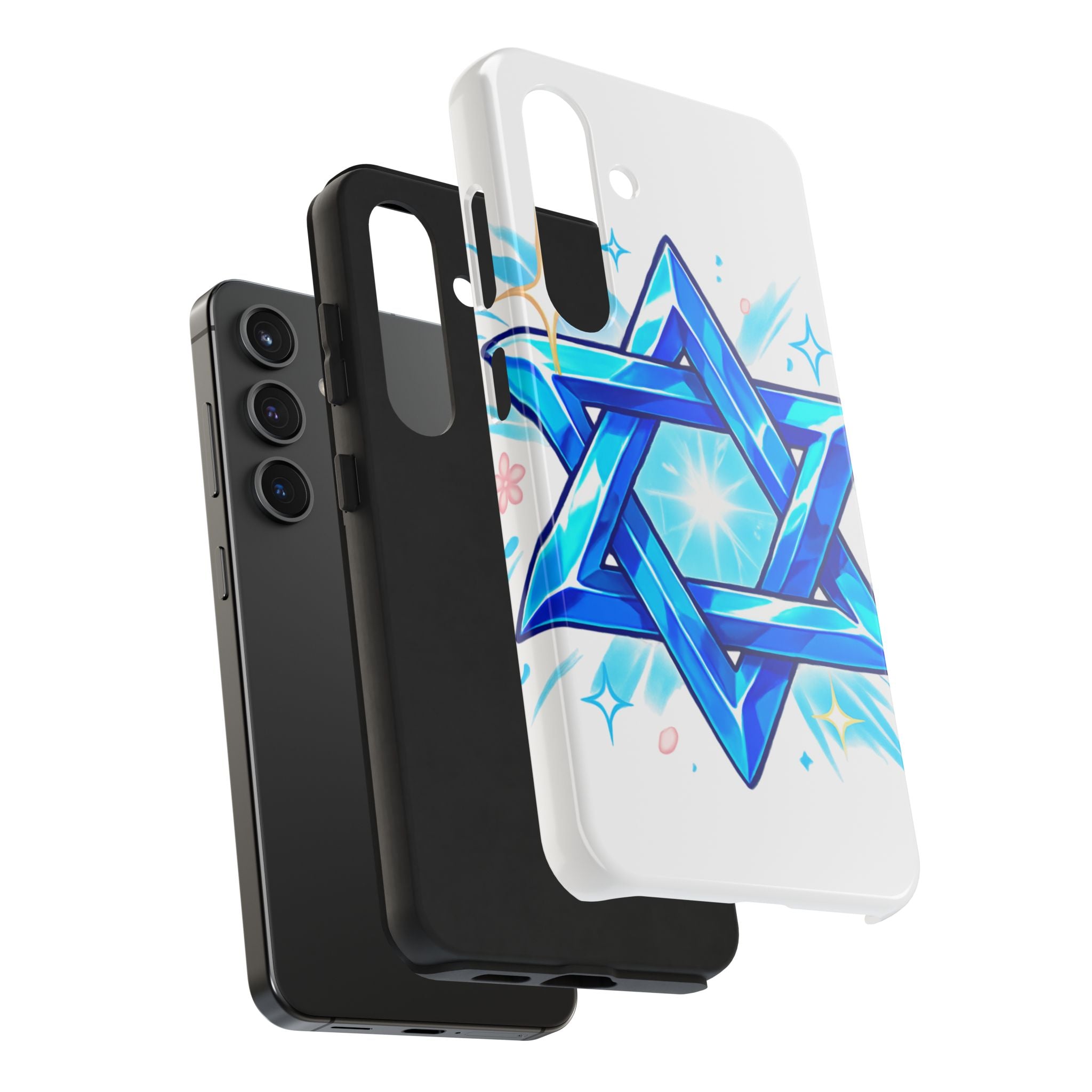 Star of David Blue Phone Case — Jewish Protection Design | Jewish Gift