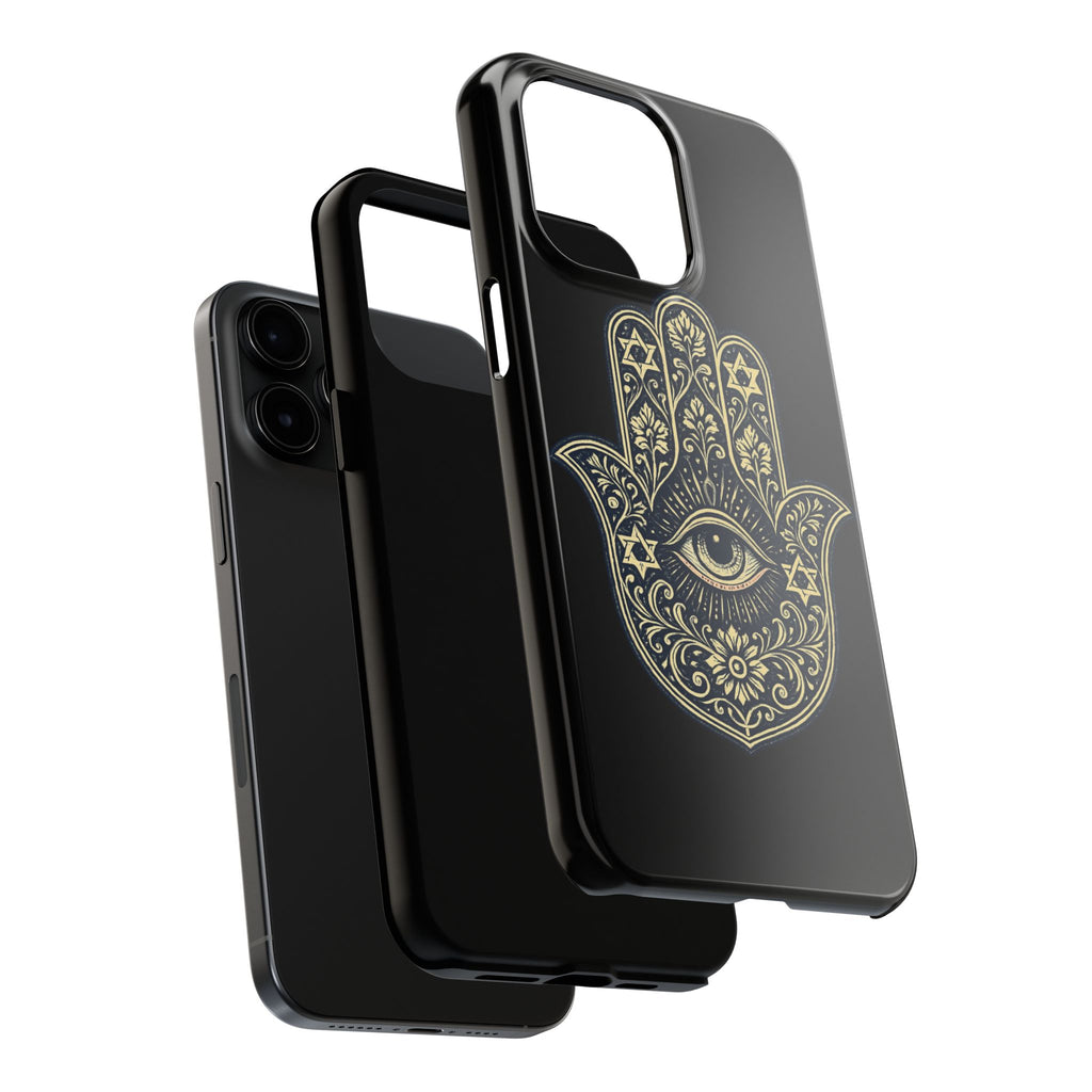 Hamsa Eye Tough Phone Case — Protective Spiritual Phone Cover